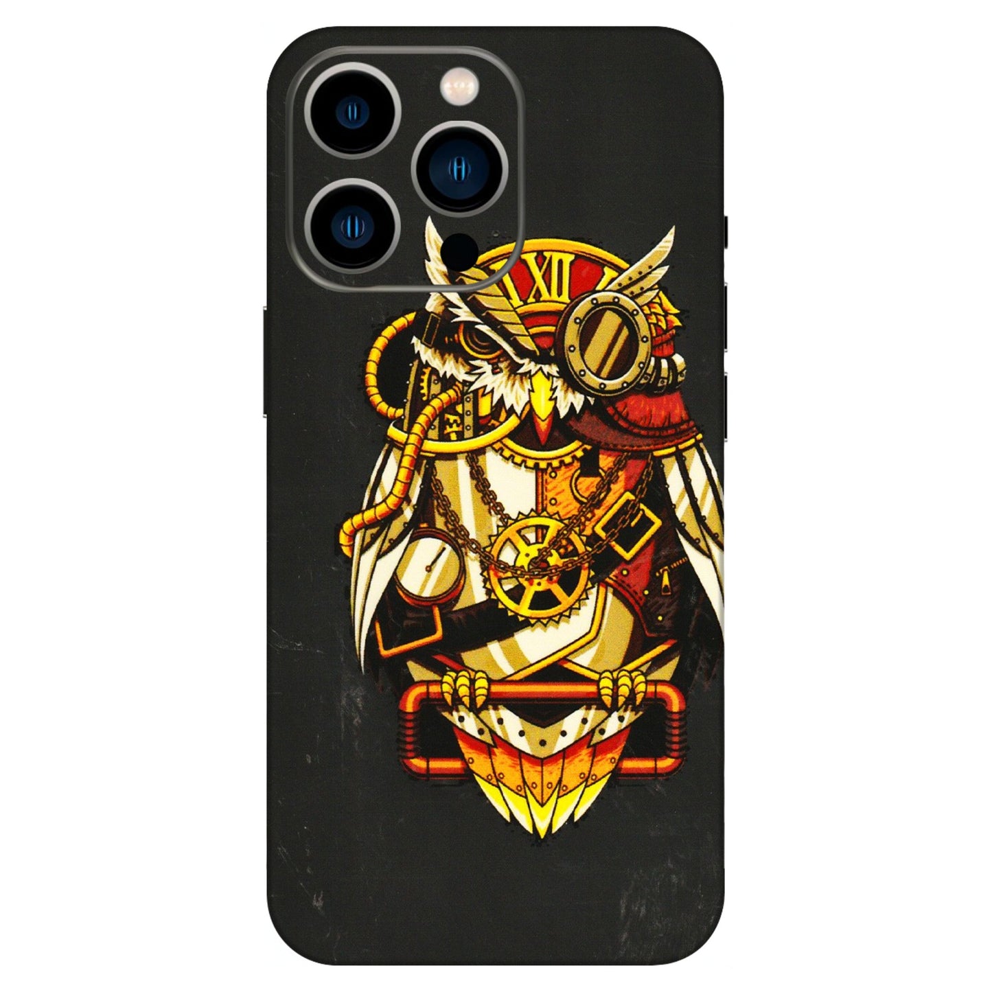 Apple iPhone Skins (All Models) - Classy Smart Owl - 3D Embossed Finish (L-144) iPhone 13 Pro