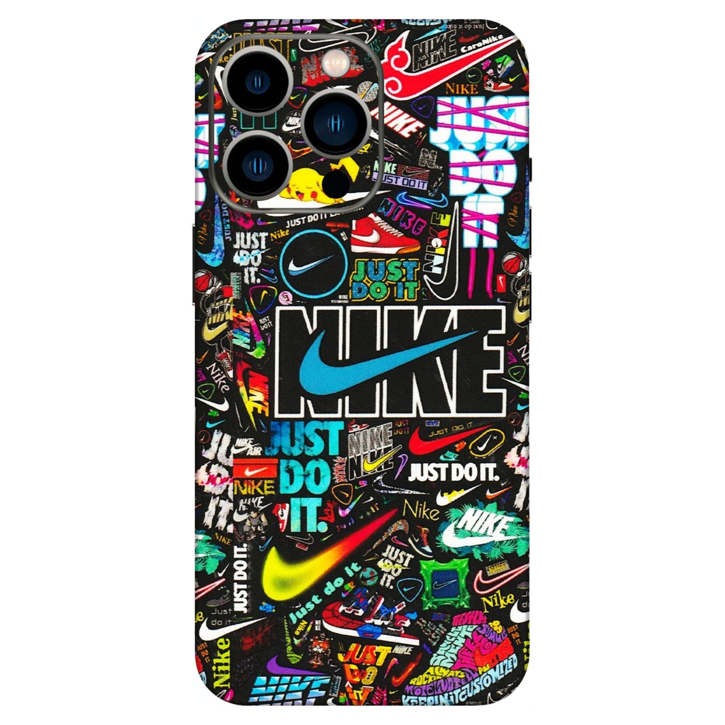 Apple iPhone Skins (All Models) - Just Do It Doodles - 3D Embossed Finish (L-166) iPhone 13 Pro