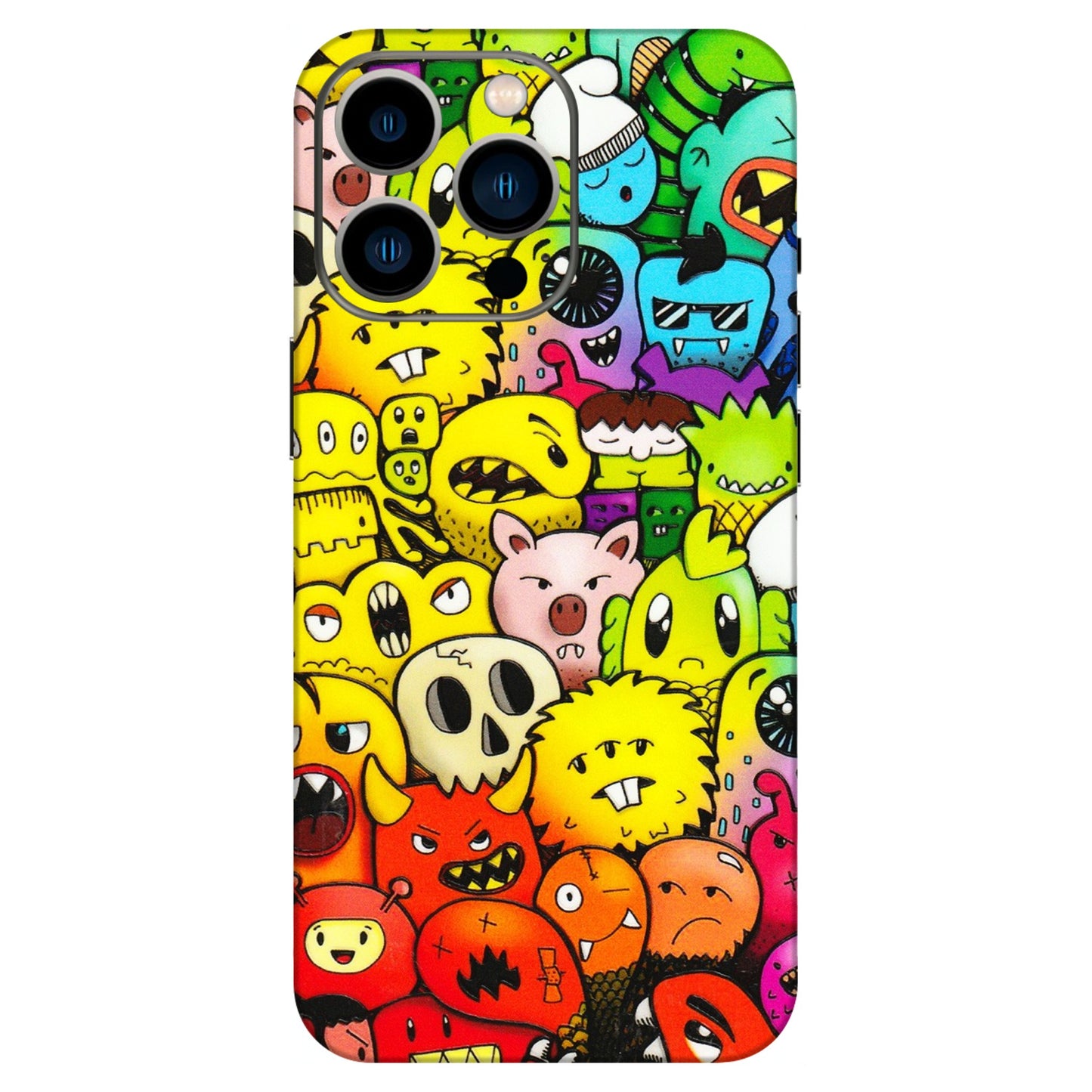 Apple iPhone Skins (All Models) - Angry Funkies - 3D Embossed Finish (L-169) iPhone 13 Pro