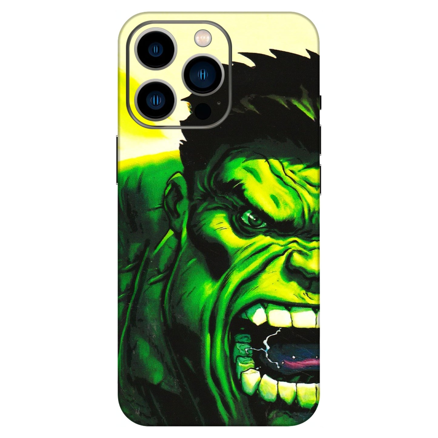 Apple iPhone Skins (All Models) - Hulk - 3D Embossed Finish (L-180) iPhone 13 Pro