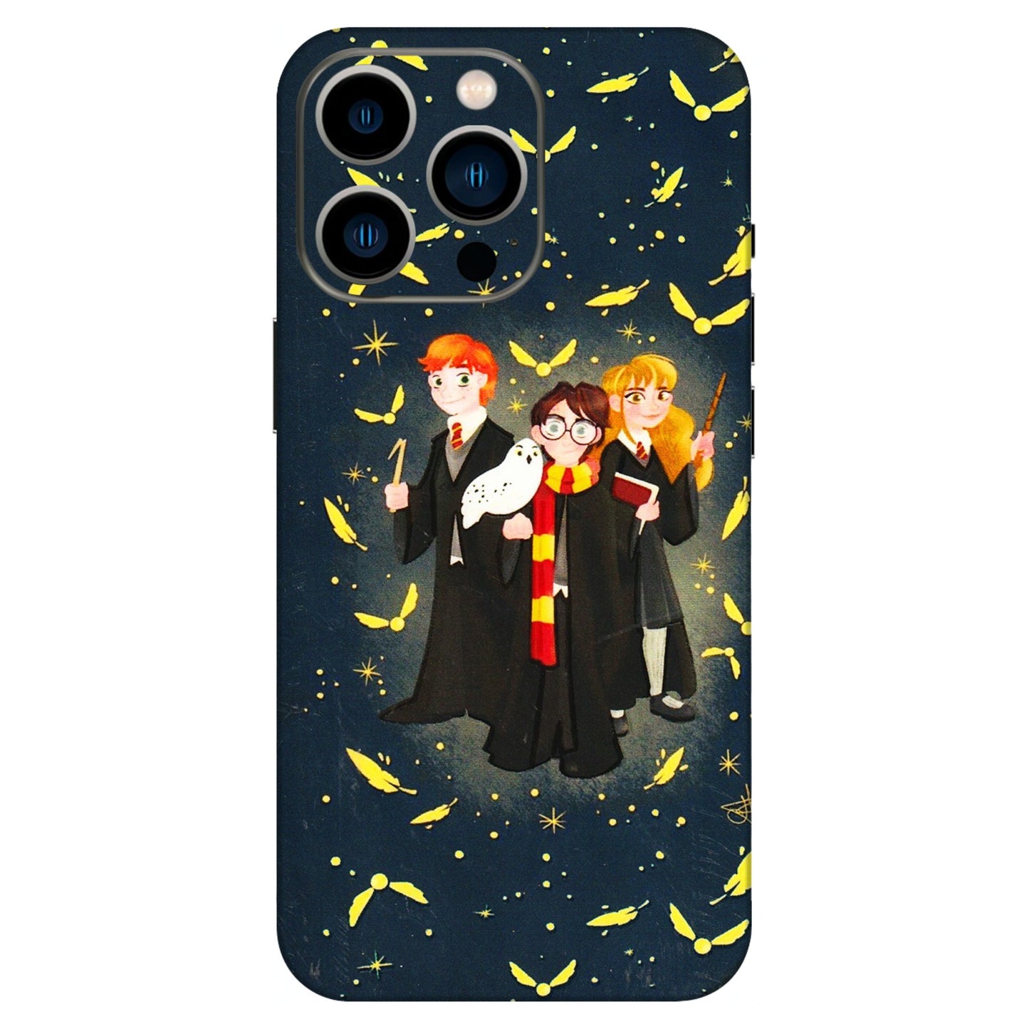 Apple iPhone Skins (All Models) - Harry Potter - 3D Embossed Finish (L-183) iPhone 13 Pro