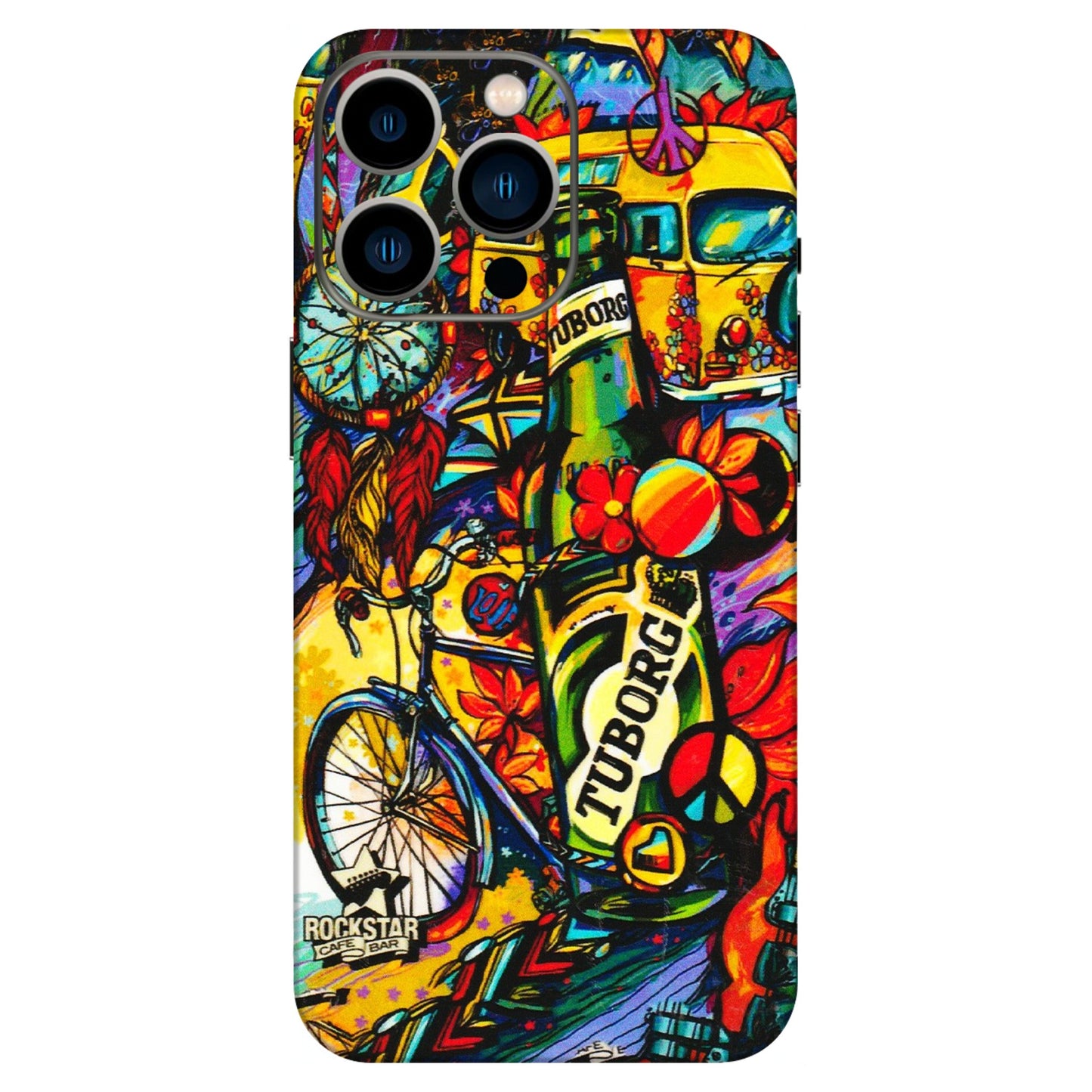 Apple iPhone Skins (All Models) - Cool Beer Bottle - 3D Embossed Finish (L-193) iPhone 13 Pro