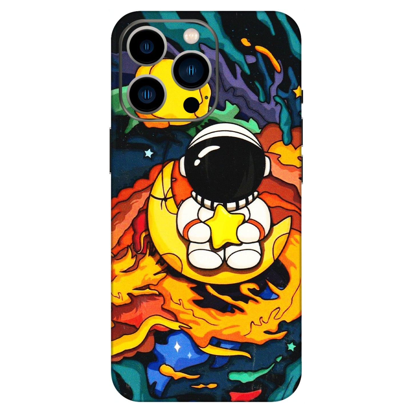 Apple iPhone Skins (All Models) - Baby Astronaut - 3D Embossed Finish (L-197) iPhone 13 Pro