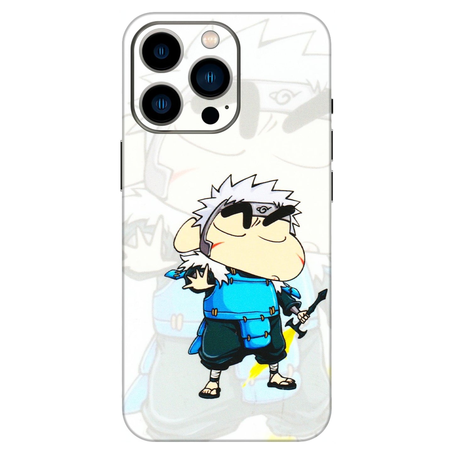 Apple iPhone Skins (All Models) - Angry Young Shinchan - 3D Embossed Finish (L-226) iPhone 13 Pro