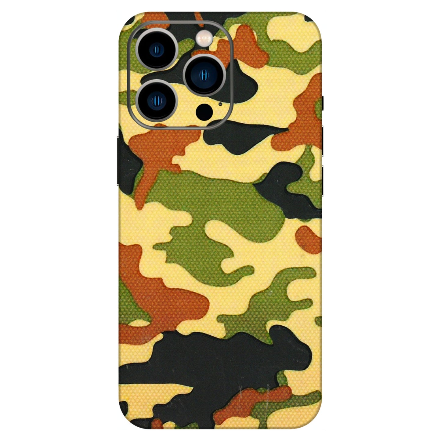 Apple iPhone Skins (All Models) - Indian Military - 3D Embossed Finish (L-234) iPhone 13 Pro