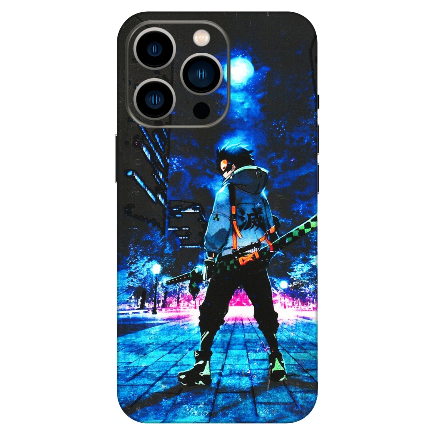 Apple iPhone Skins (All Models) - Demon Slayer Sword - 3D Embossed Finish (L-247) iPhone 13 Pro