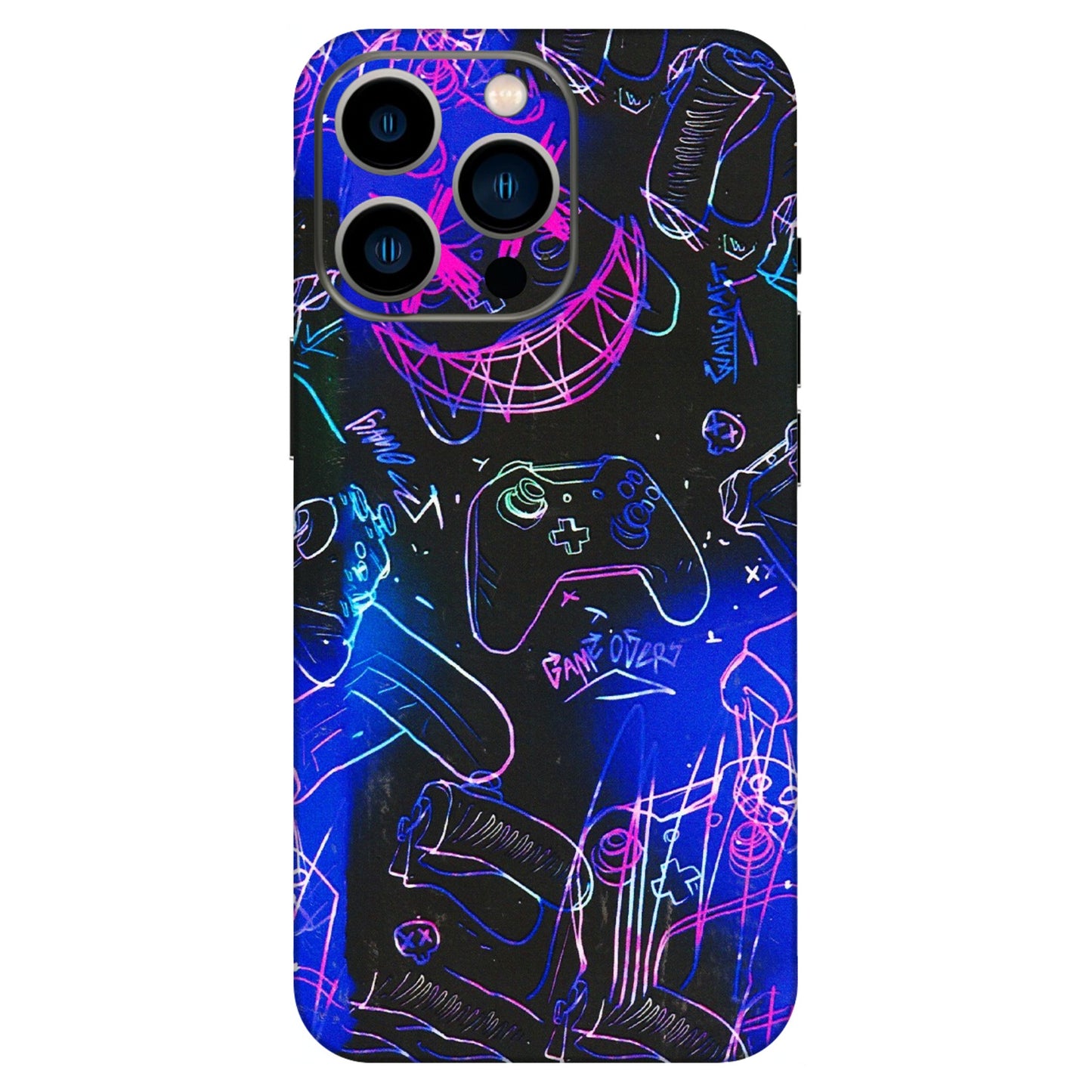 Apple iPhone Skins (All Models) - Gamers Paradise - 3D Embossed Finish (L-258) iPhone 13 Pro