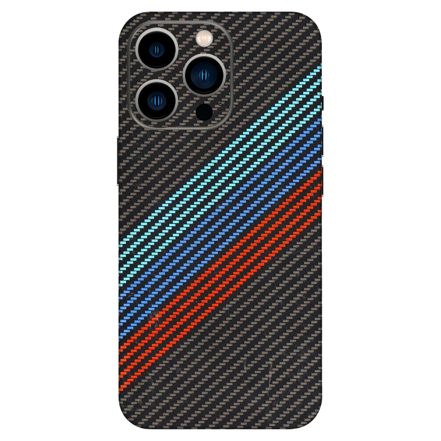 Apple iPhone Skins (All Models) - Carbon BM - 3D Embossed Finish (L-302) iPhone 13 Pro