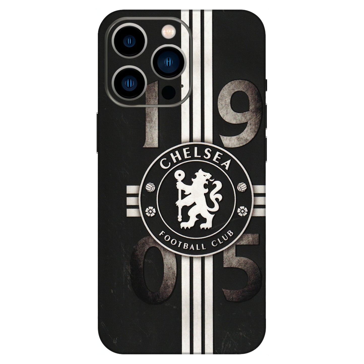 Apple iPhone Skins (All Models) - Chelsea Fan Club - 3D Embossed Finish (L-36) iPhone 13 Pro
