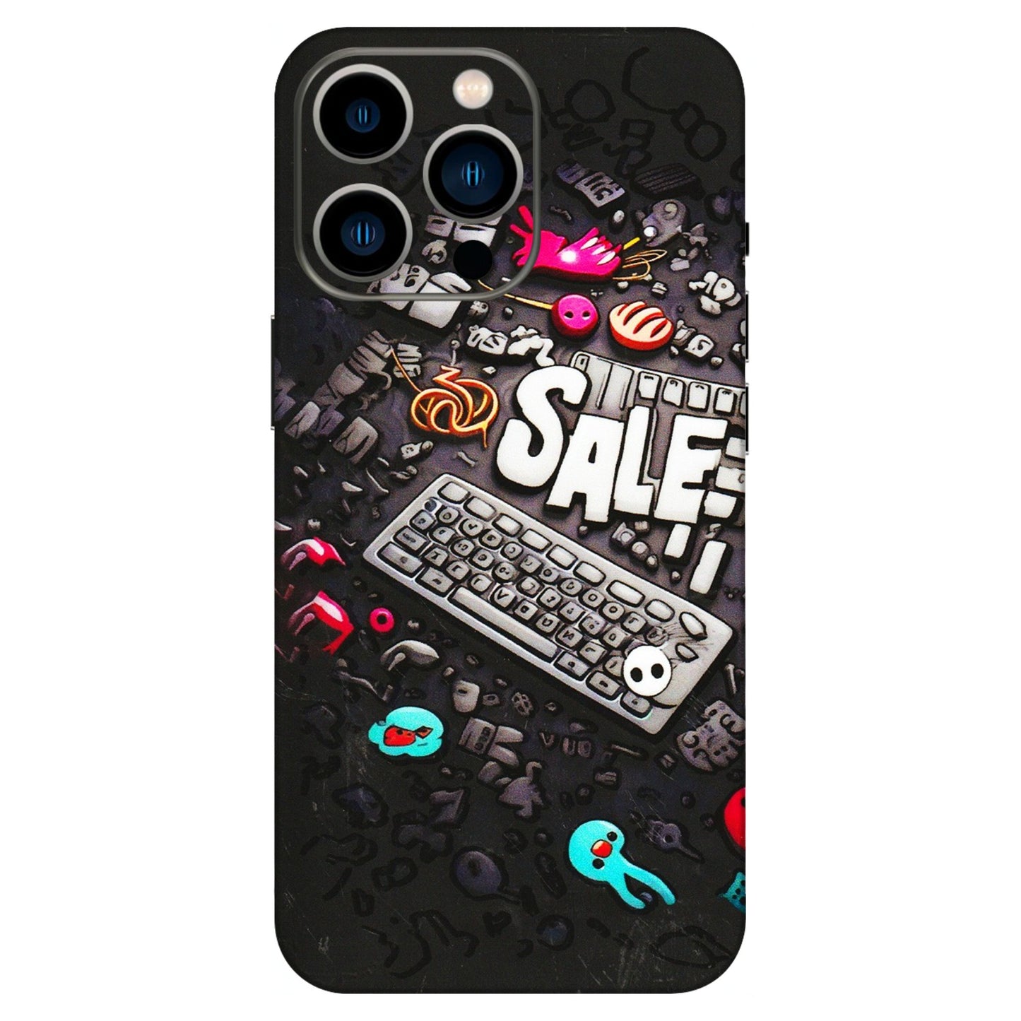 Apple iPhone Skins (All Models) - Gadgets Sale - 3D Embossed Finish (L-50) iPhone 13 Pro