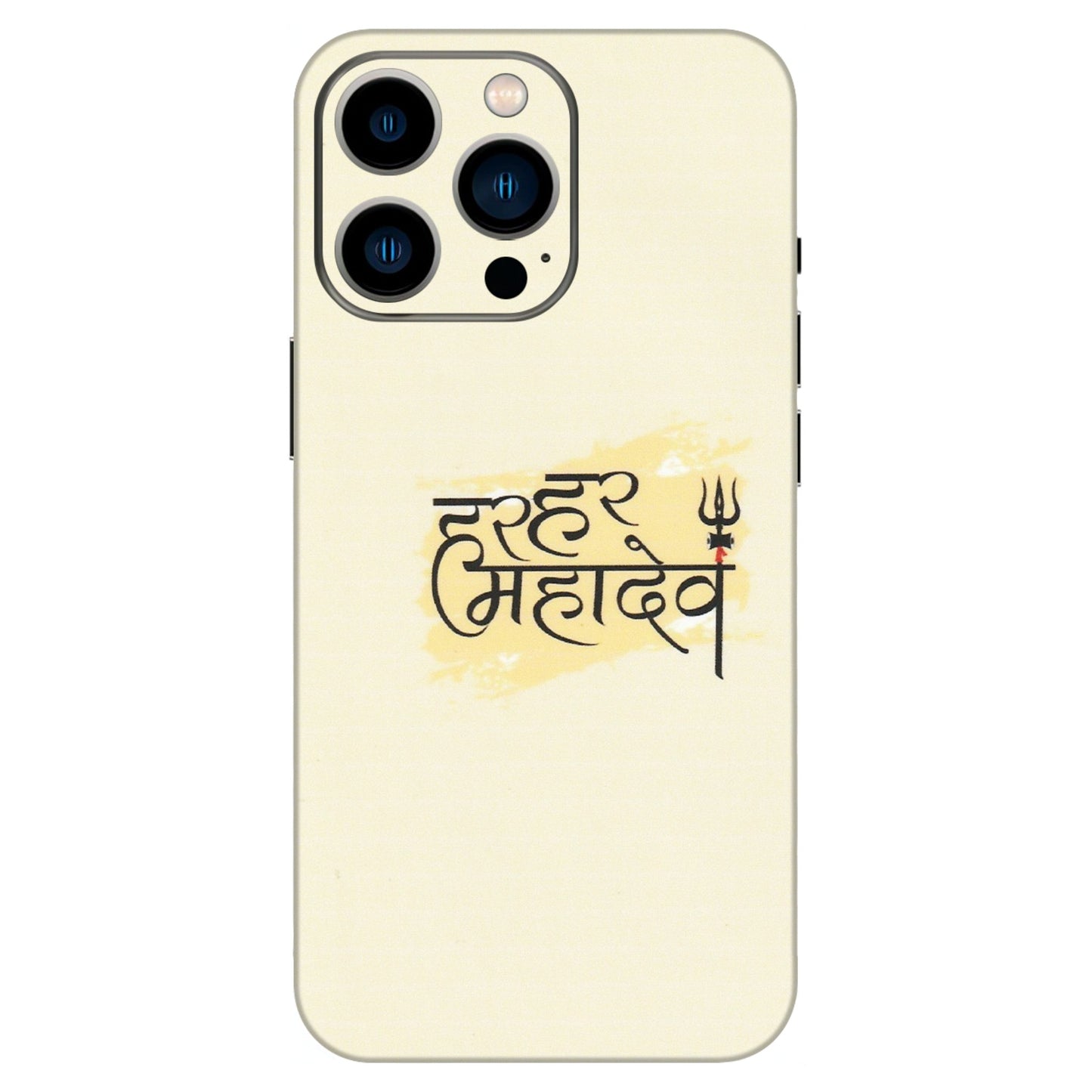 Apple iPhone Skins (All Models) - Har Har Mahadev - Matte Finish (M-10) iPhone 13 Pro