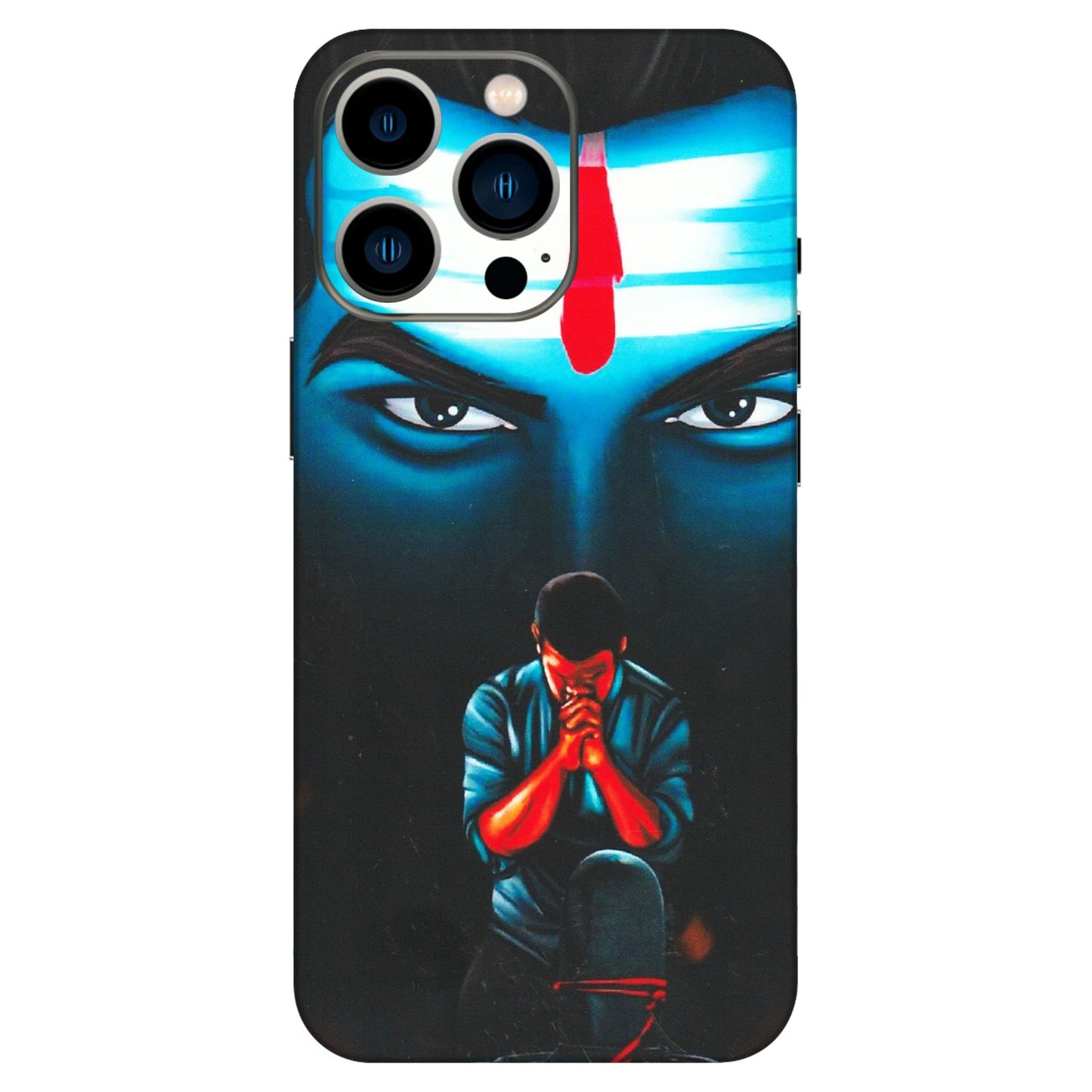 Apple iPhone Skins (All Models) - Mahakal Bhakt - Matte Finish (M-112) iPhone 13 Pro
