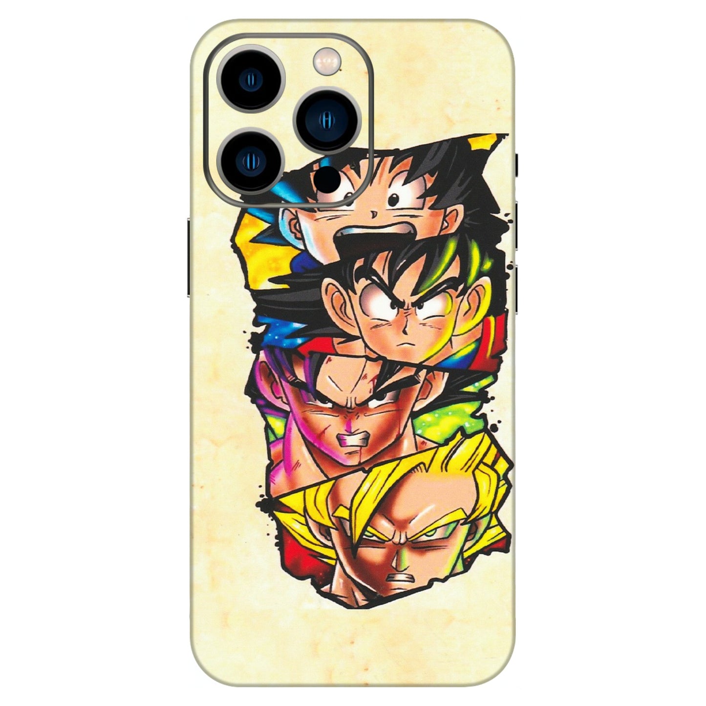 Apple iPhone Skins (All Models) - Angry Multi Anime - Matte Finish (M-113) iPhone 13 Pro