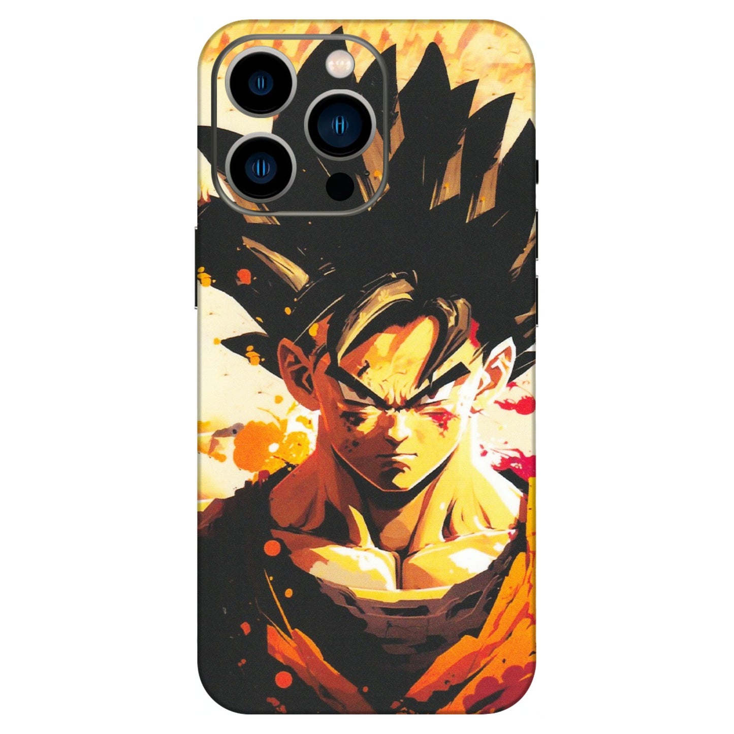 Apple iPhone Skins (All Models) - Angry Goku - Matte Finish (M-12) iPhone 13 Pro