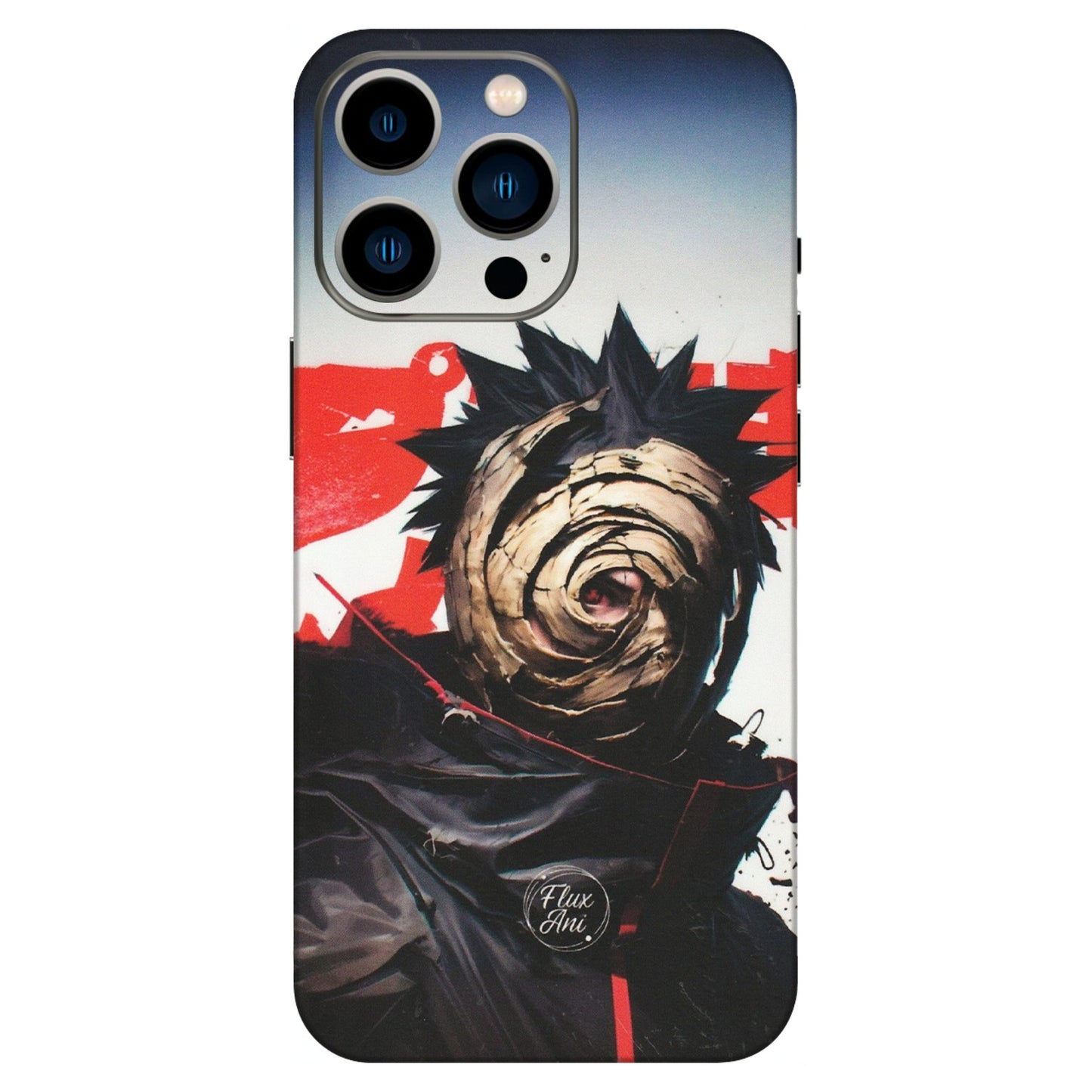 Apple iPhone Skins (All Models) - Obito Uchiha Cool Anime - Matte Finish (M-134) iPhone 13 Pro