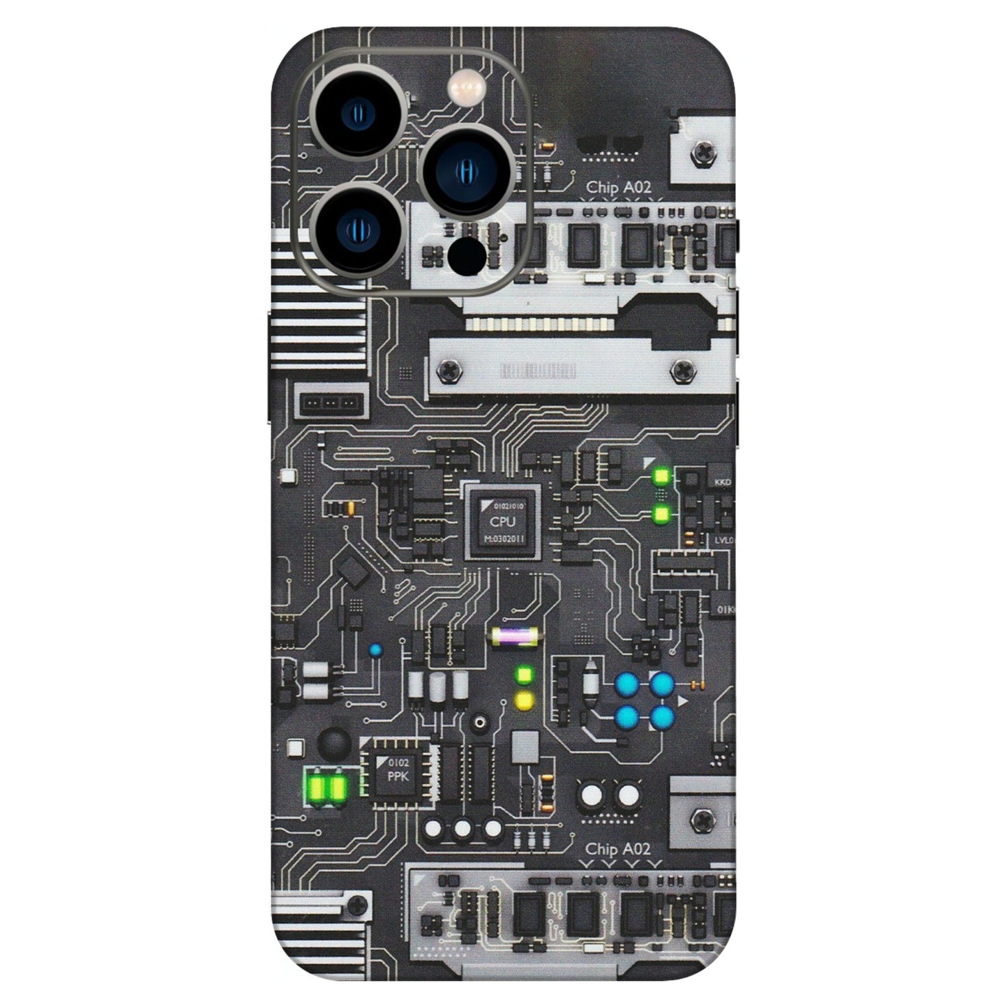 Apple iPhone Skins (All Models) - Motherboard Internals - Matte Finish (M-135) iPhone 13 Pro