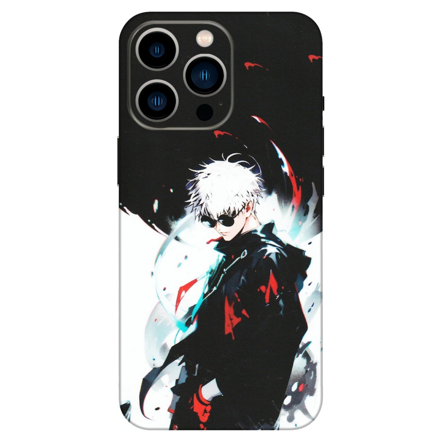 Apple iPhone Skins (All Models) - Gojo Powerful Charater Kaisen Anime - Matte Finish (M-144) iPhone 13 Pro