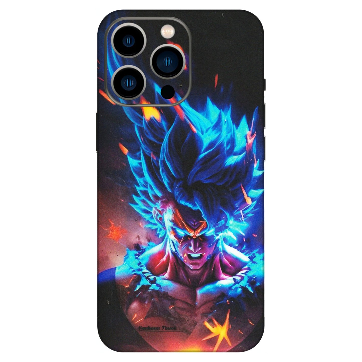 Apple iPhone Skins (All Models) - Angry Goku Dragon Ball Anime - Matte Finish (M-150) iPhone 13 Pro