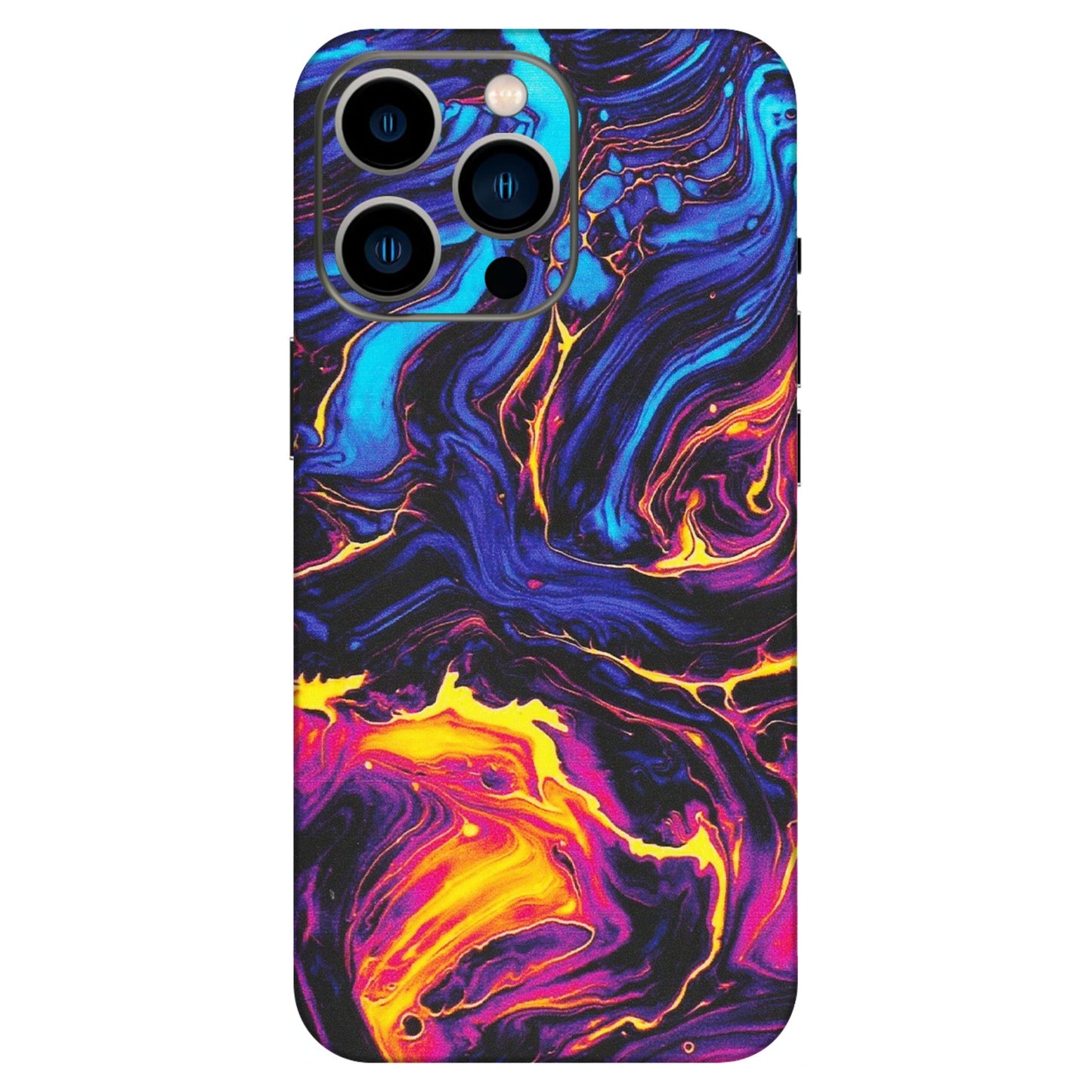Apple iPhone Skins (All Models) - Abstract Paint Classy - Matte Finish (M-15) iPhone 13 Pro