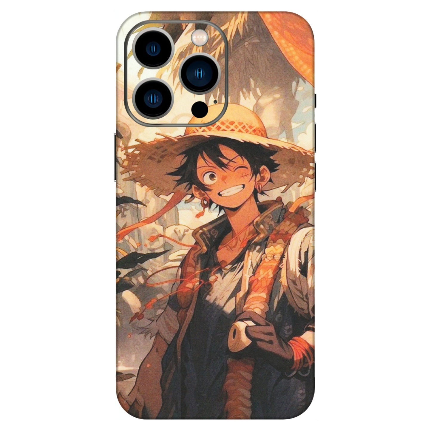 Apple iPhone Skins (All Models) - Anime Character Smile - Matte Finish (M-33) iPhone 13 Pro