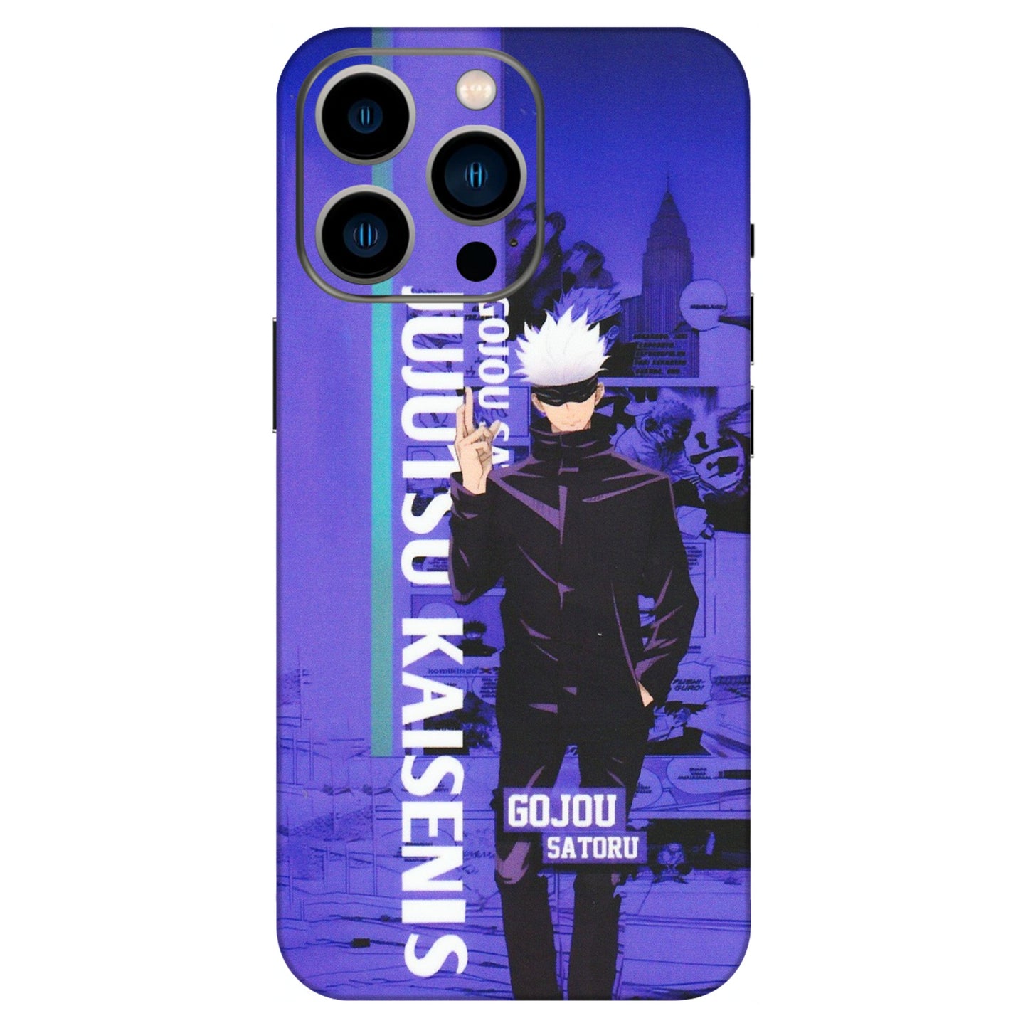 Apple iPhone Skins (All Models) - Jujutsu Kaisen Gojo - Matte Finish (M-05) iPhone 13 Pro