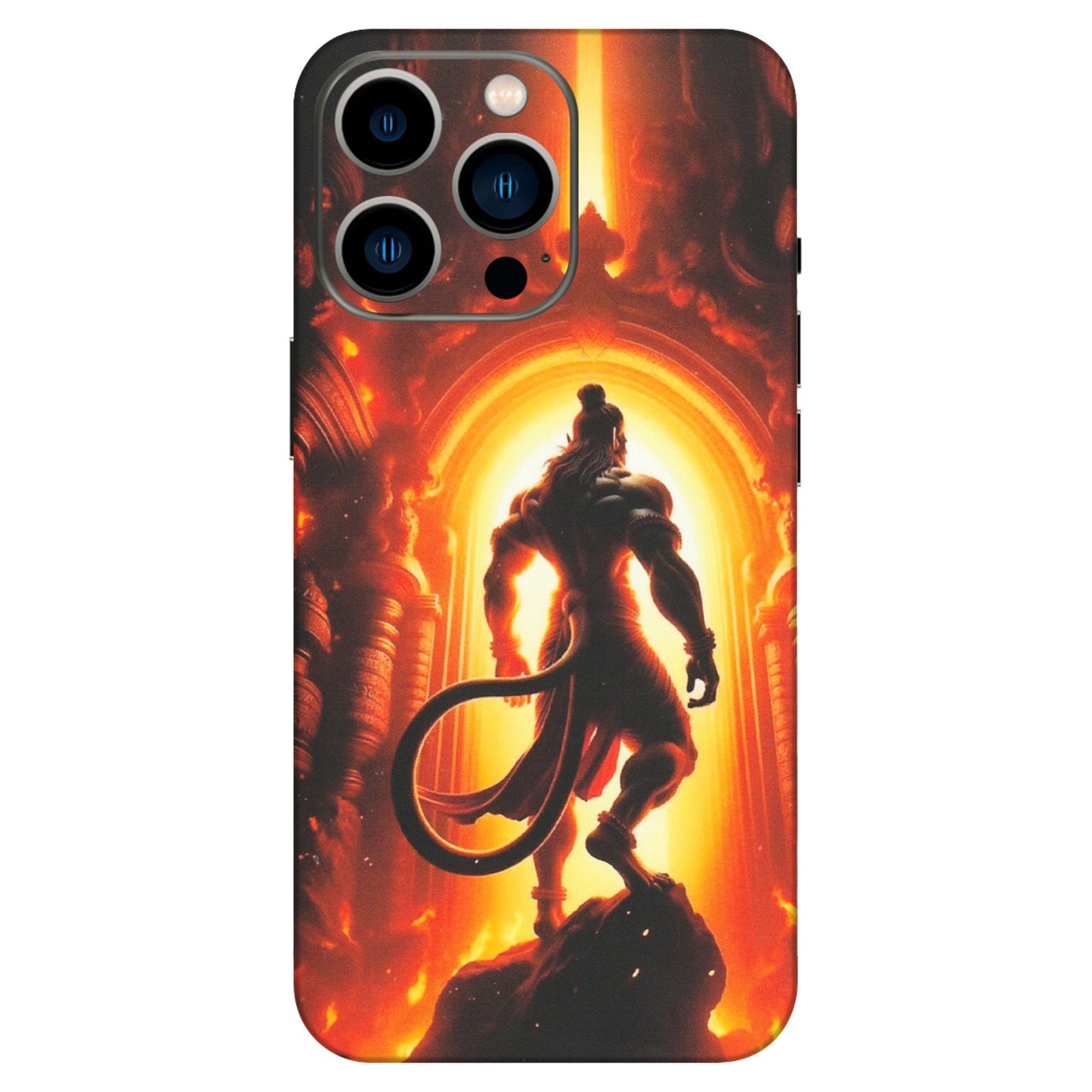 Apple iPhone Skins (All Models) - HanumanJi - Matte Finish (M-06) iPhone 13 Pro