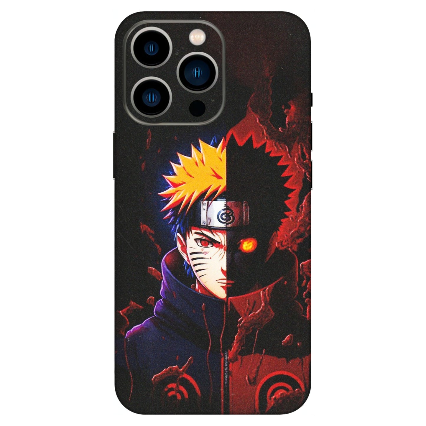 Apple iPhone Skins (All Models) - Naruto X Evil - Matte Finish (M-70) iPhone 13 Pro