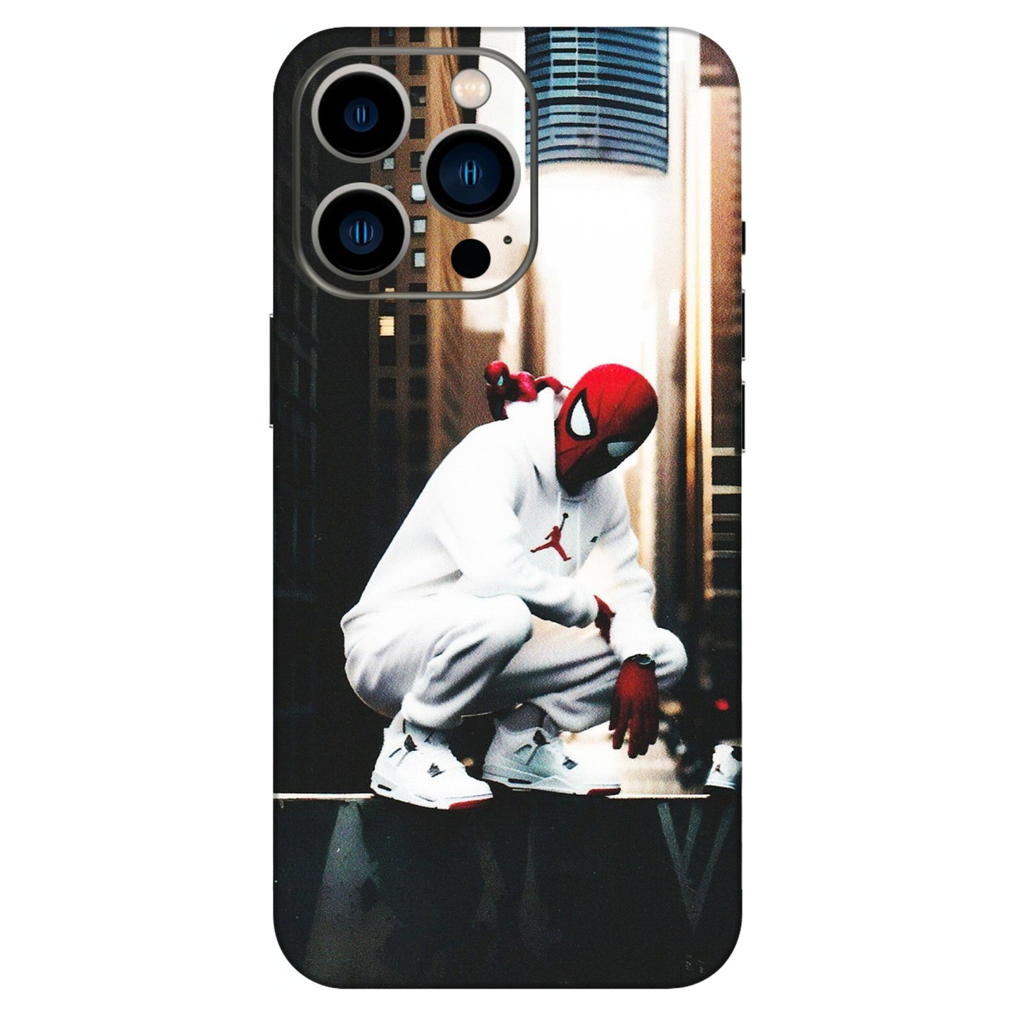 Apple iPhone Skins (All Models) - Sportsman Spider Man - Matte Finish (M-94) iPhone 13 Pro