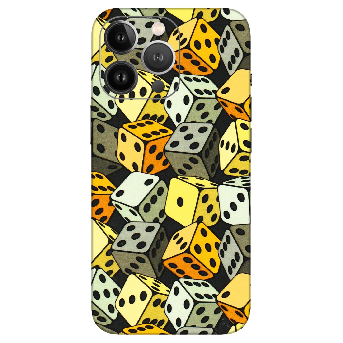 Apple iPhone Skins (All Models) - Dices Of Life - 3D Embossed Finish (L-04) iPhone 13 Pro Max
