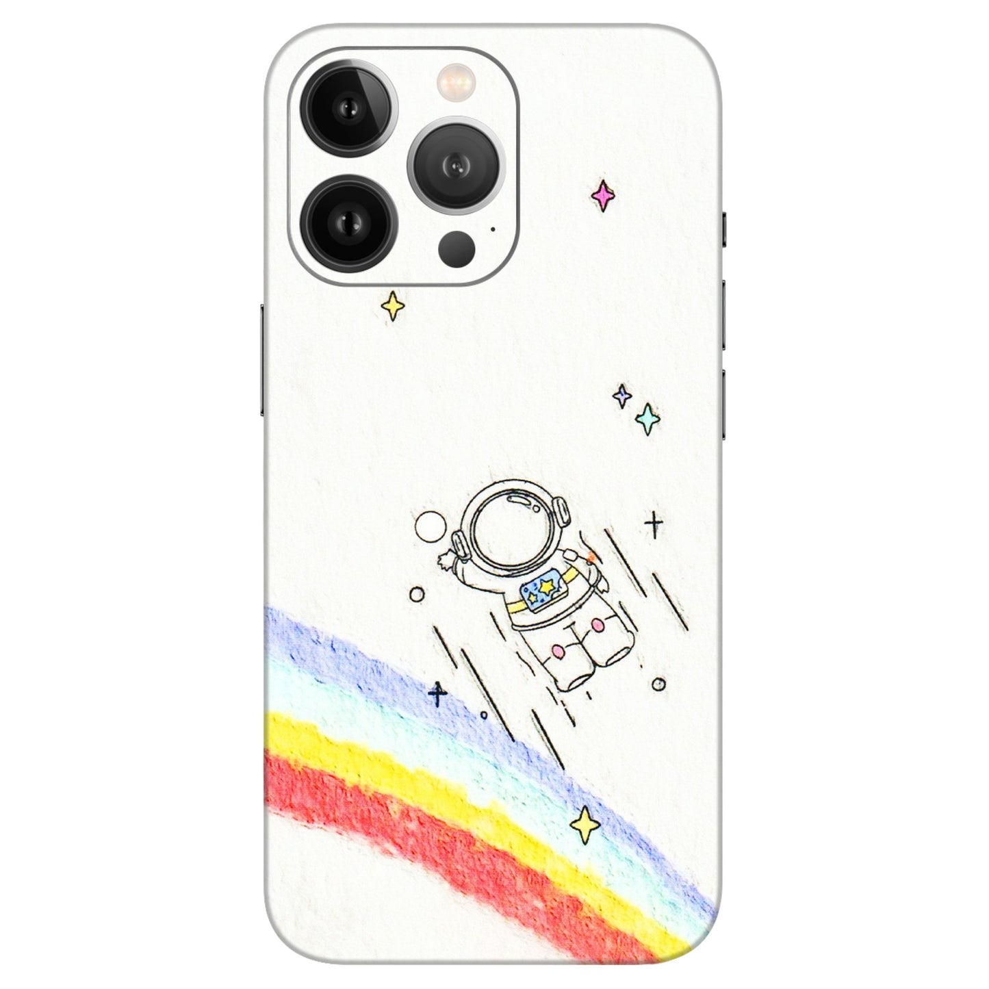 Apple iPhone Skins (All Models) - Milkyway Astronaut - 3D Embossed Finish (L-110) iPhone 13 Pro Max