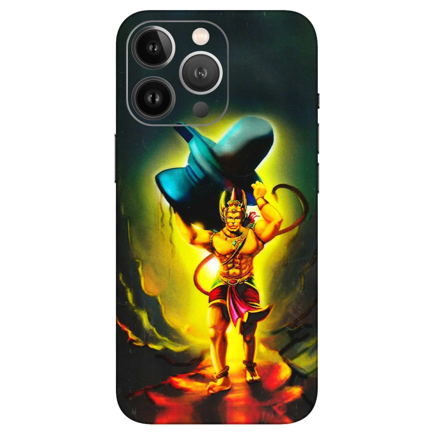Apple iPhone Skins (All Models) - Hanuman Ji - 3D Embossed Finish (L-128) iPhone 13 Pro Max
