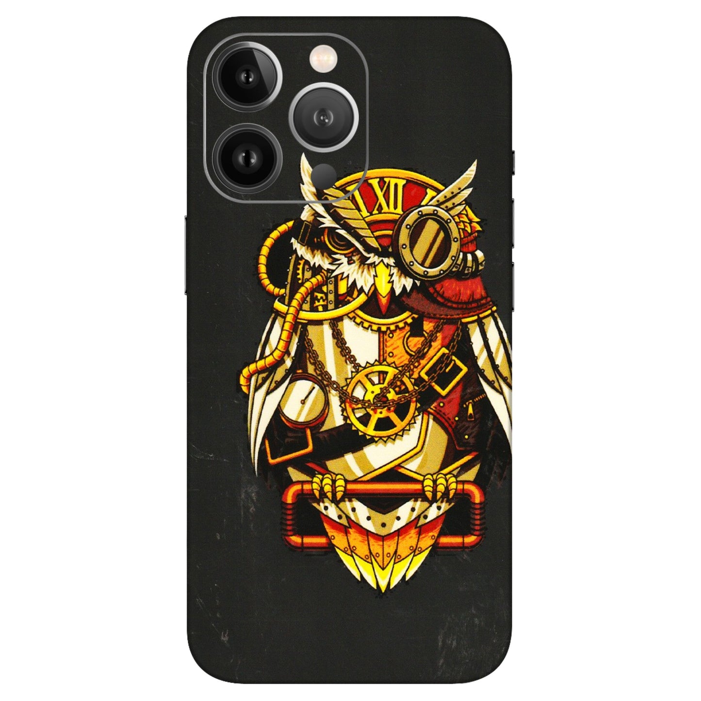 Apple iPhone Skins (All Models) - Classy Smart Owl - 3D Embossed Finish (L-144) iPhone 13 Pro Max