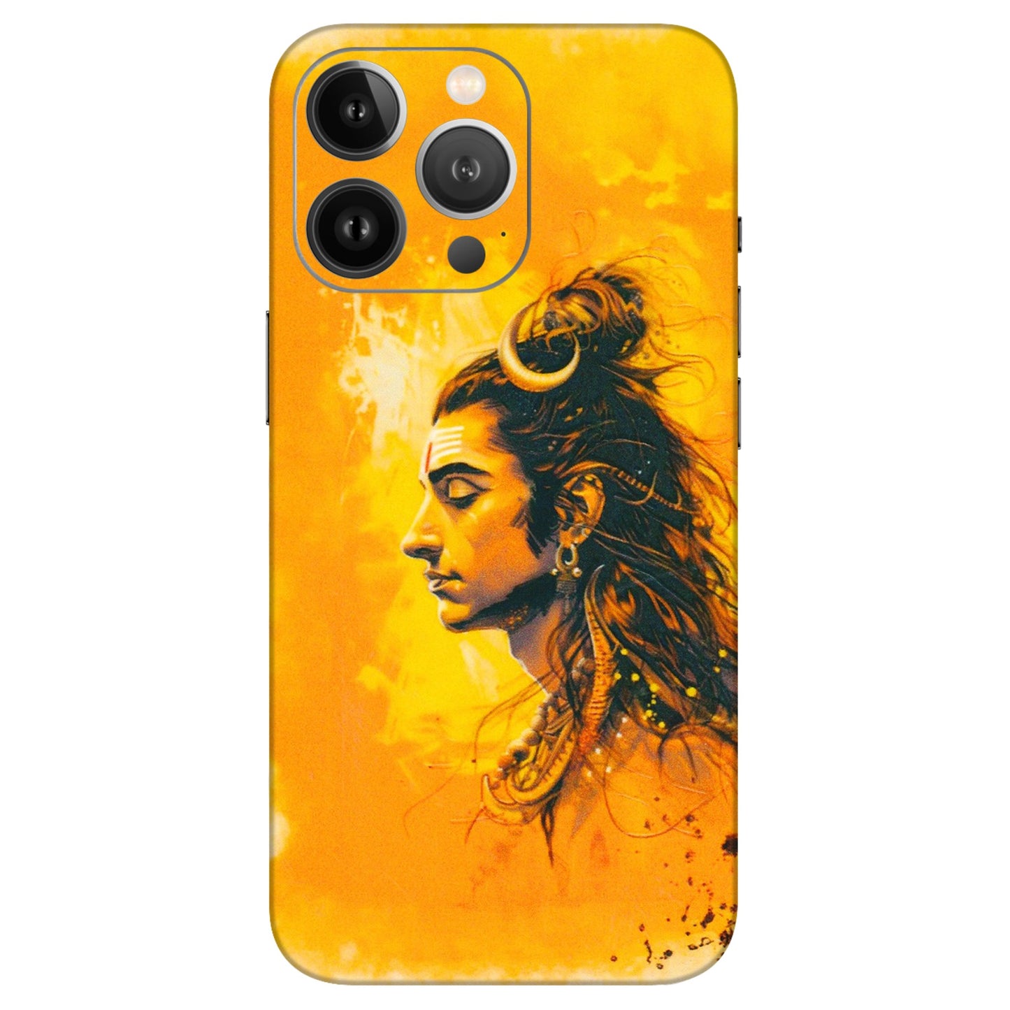 Apple iPhone Skins (All Models) - Shiv Shakti - 3D Embossed Finish (L-14) iPhone 13 Pro Max