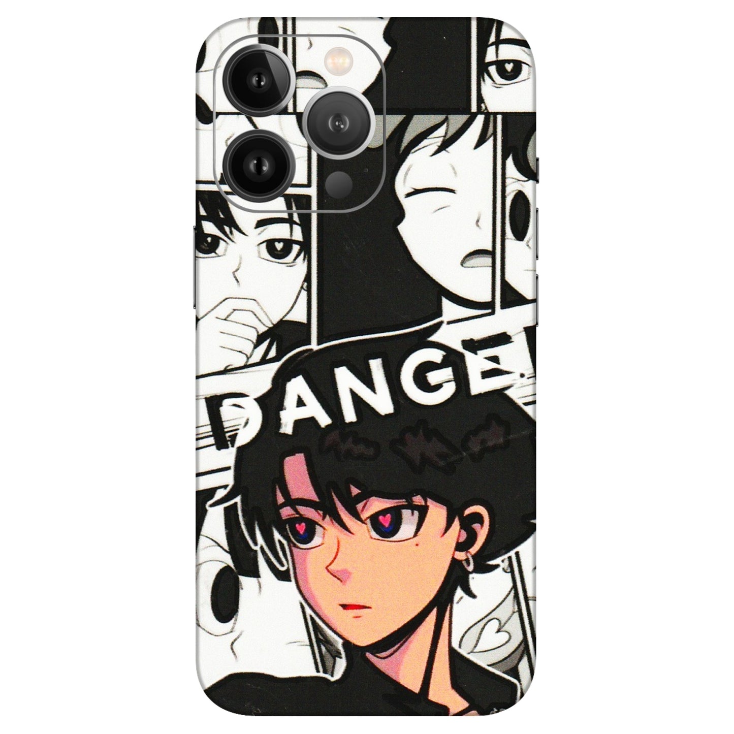 Apple iPhone Skins (All Models) - Danger Anime - 3D Embossed Finish (L-155) iPhone 13 Pro Max