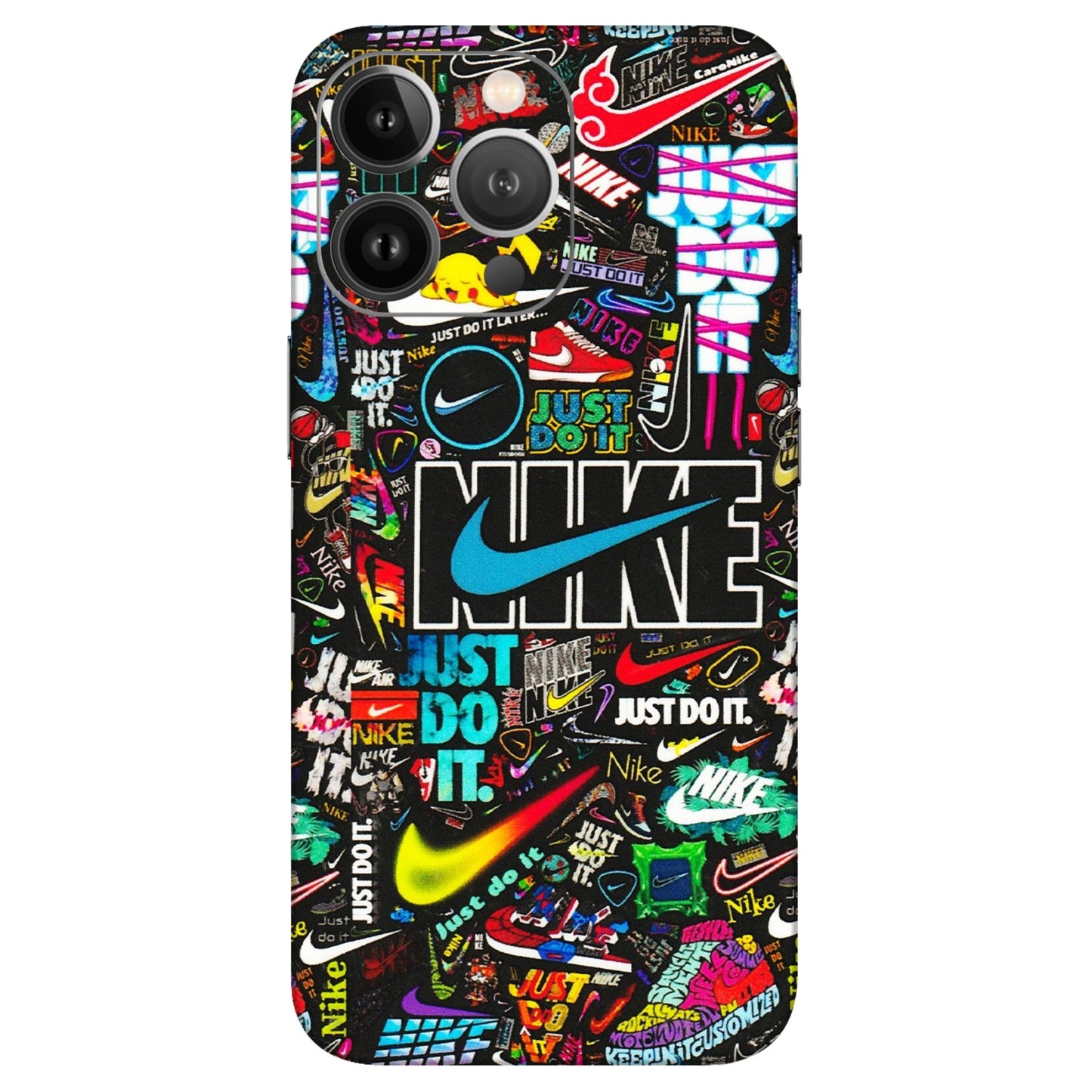 Apple iPhone Skins (All Models) - Just Do It Doodles - 3D Embossed Finish (L-166) iPhone 13 Pro Max