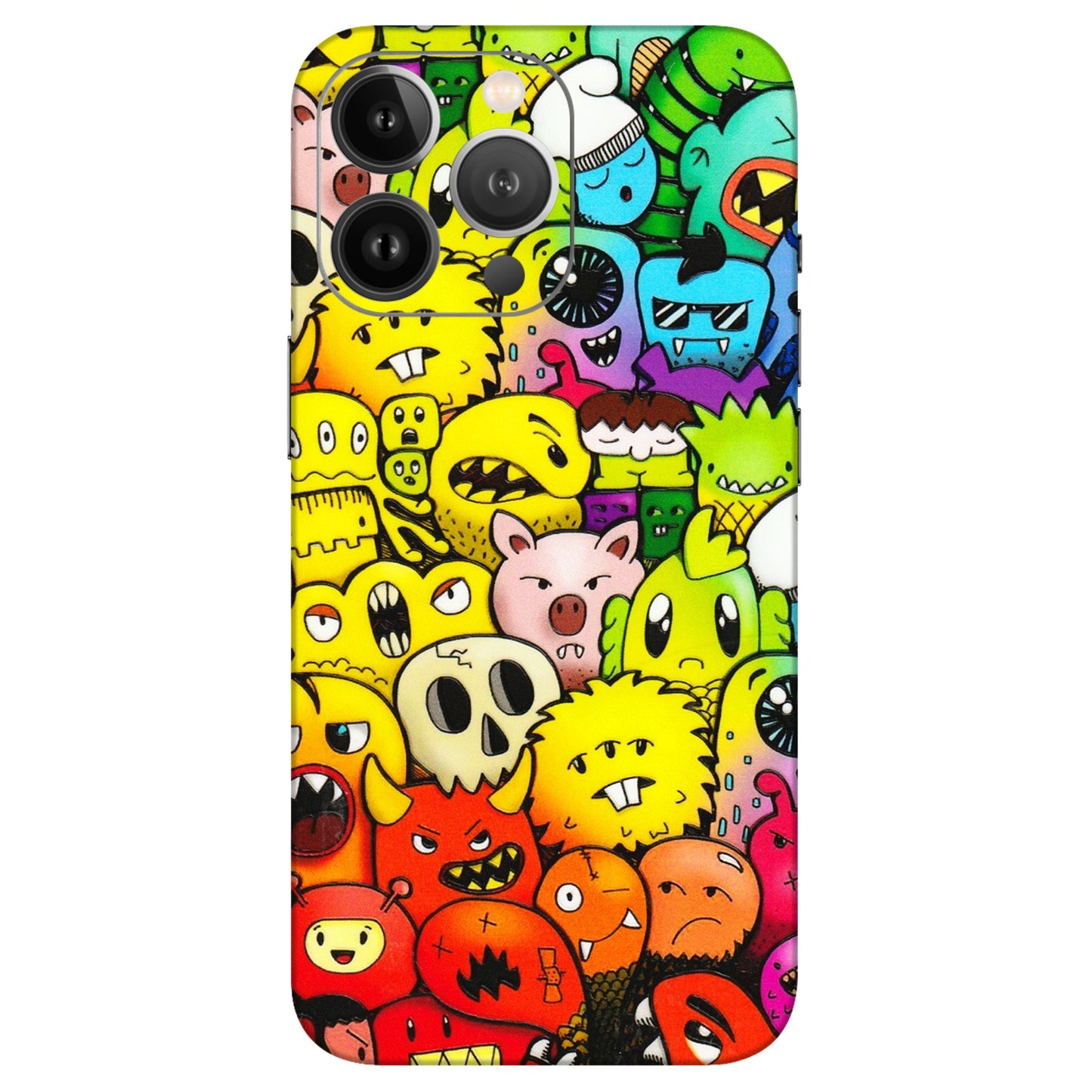 Apple iPhone Skins (All Models) - Angry Funkies - 3D Embossed Finish (L-169) iPhone 13 Pro Max