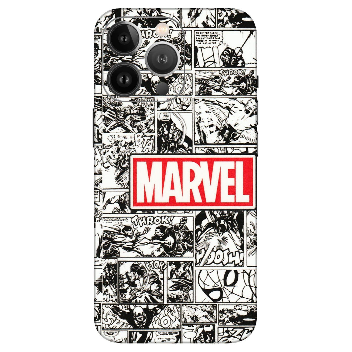 Apple iPhone Skins (All Models) - Marvel Comic - 3D Embossed Finish (L-171) iPhone 13 Pro Max