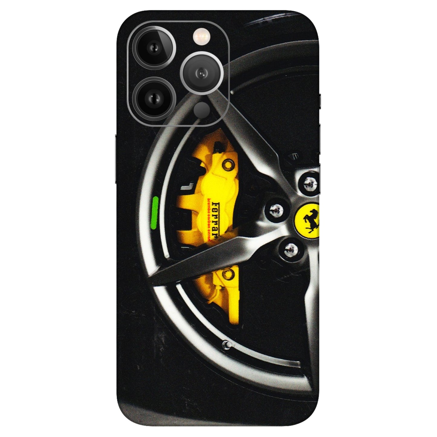 Apple iPhone Skins (All Models) - Ferrari Wheel Alloy - 3D Embossed Finish (L-173) iPhone 13 Pro Max