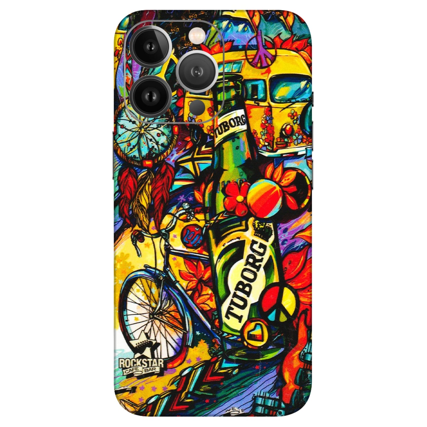 Apple iPhone Skins (All Models) - Cool Beer Bottle - 3D Embossed Finish (L-193) iPhone 13 Pro Max