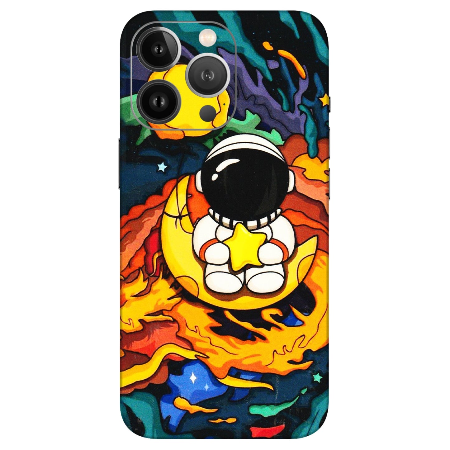 Apple iPhone Skins (All Models) - Baby Astronaut - 3D Embossed Finish (L-197) iPhone 13 Pro Max