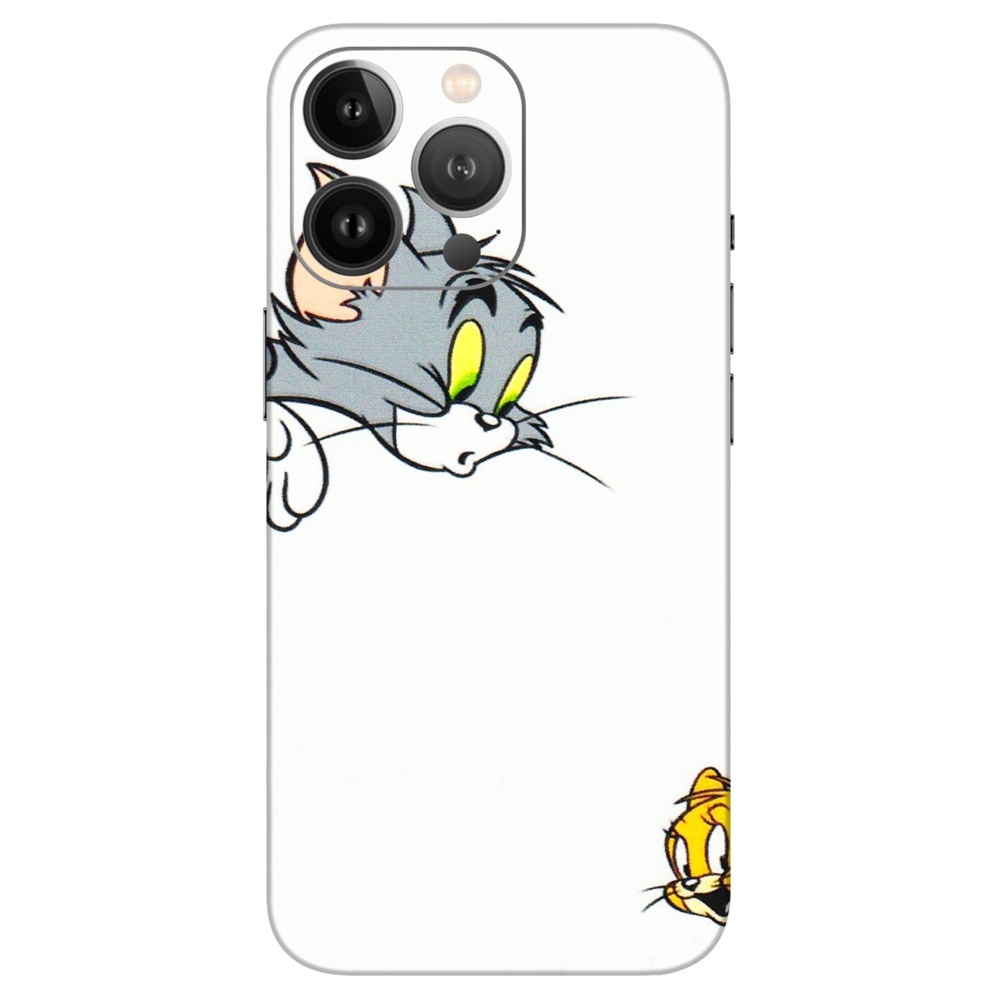 Apple iPhone Skins (All Models) - Cute Tom And Jerry - 3D Embossed Finish (L-220) iPhone 13 Pro Max