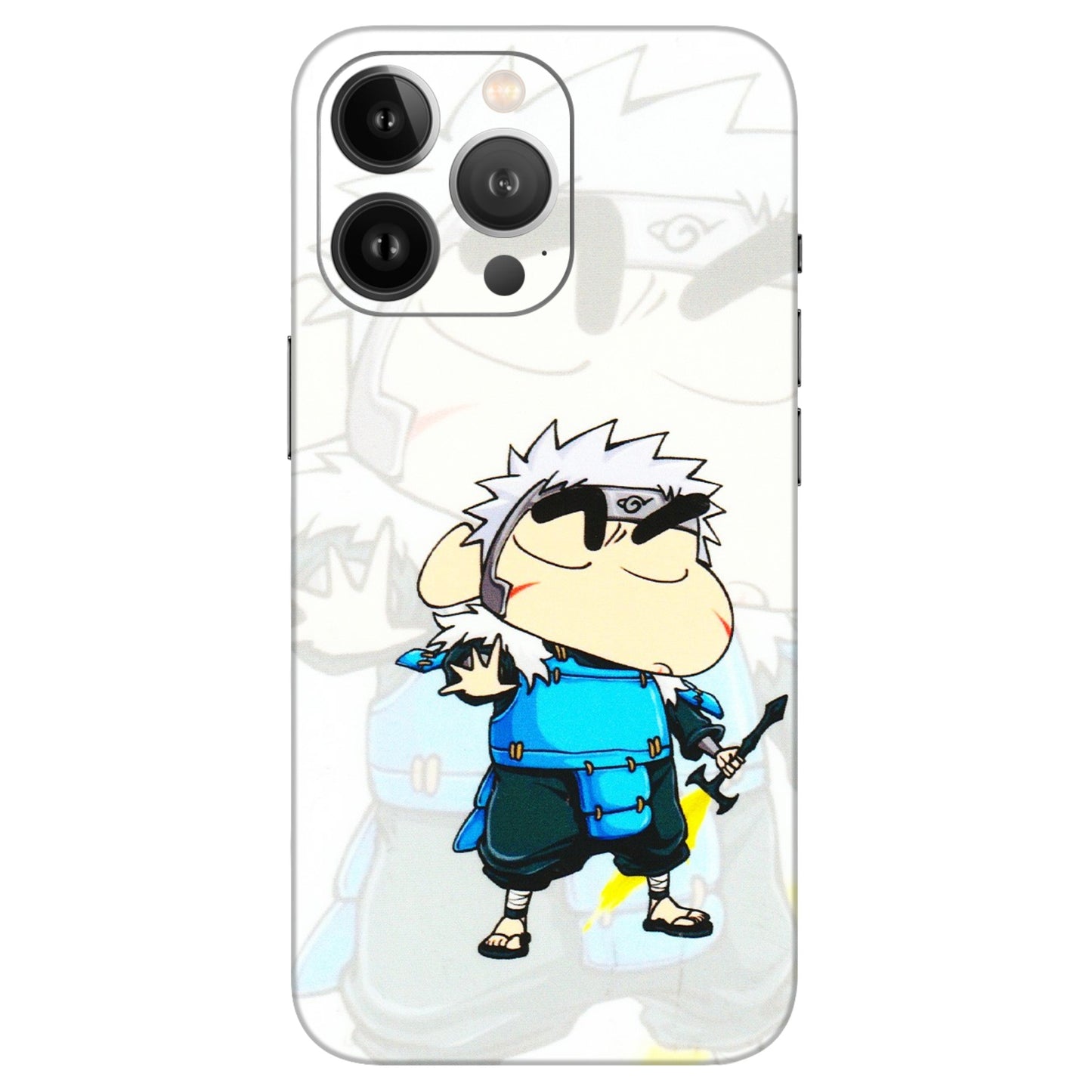 Apple iPhone Skins (All Models) - Angry Young Shinchan - 3D Embossed Finish (L-226) iPhone 13 Pro Max