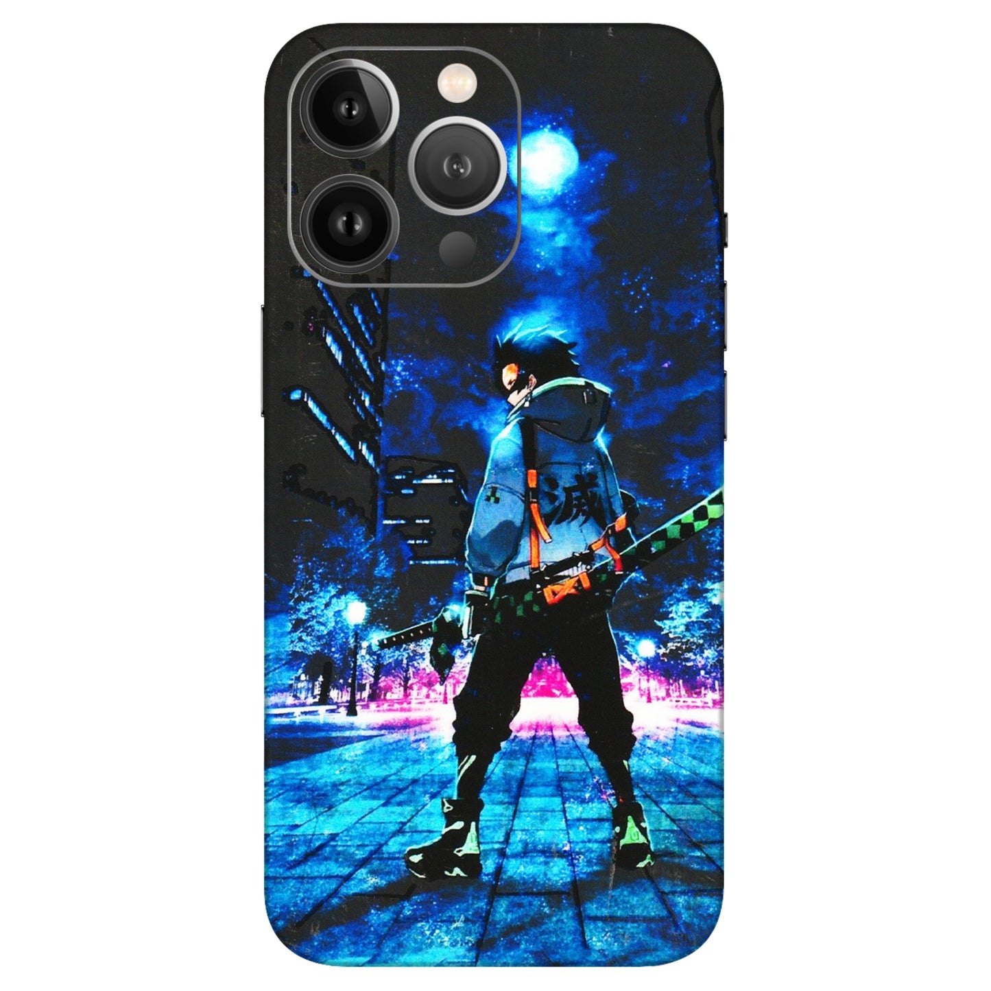 Apple iPhone Skins (All Models) - Demon Slayer Sword - 3D Embossed Finish (L-247) iPhone 13 Pro Max