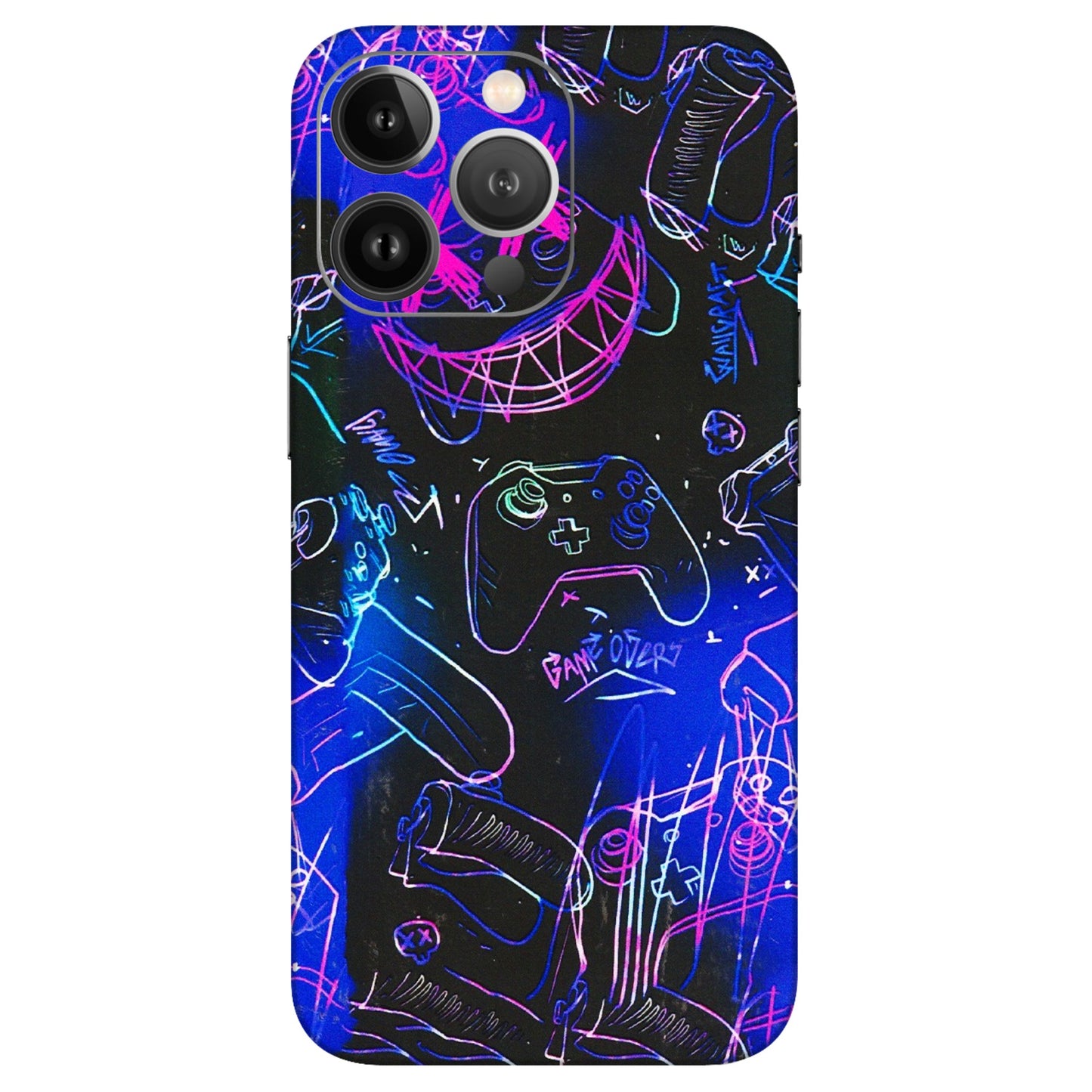 Apple iPhone Skins (All Models) - Gamers Paradise - 3D Embossed Finish (L-258) iPhone 13 Pro Max
