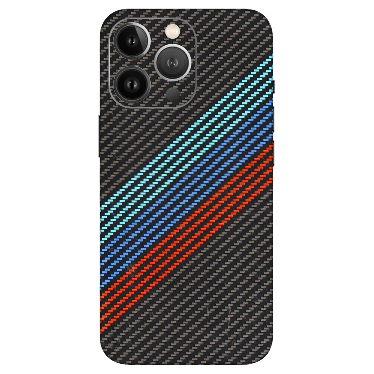Apple iPhone Skins (All Models) - Carbon BM - 3D Embossed Finish (L-302) iPhone 13 Pro Max