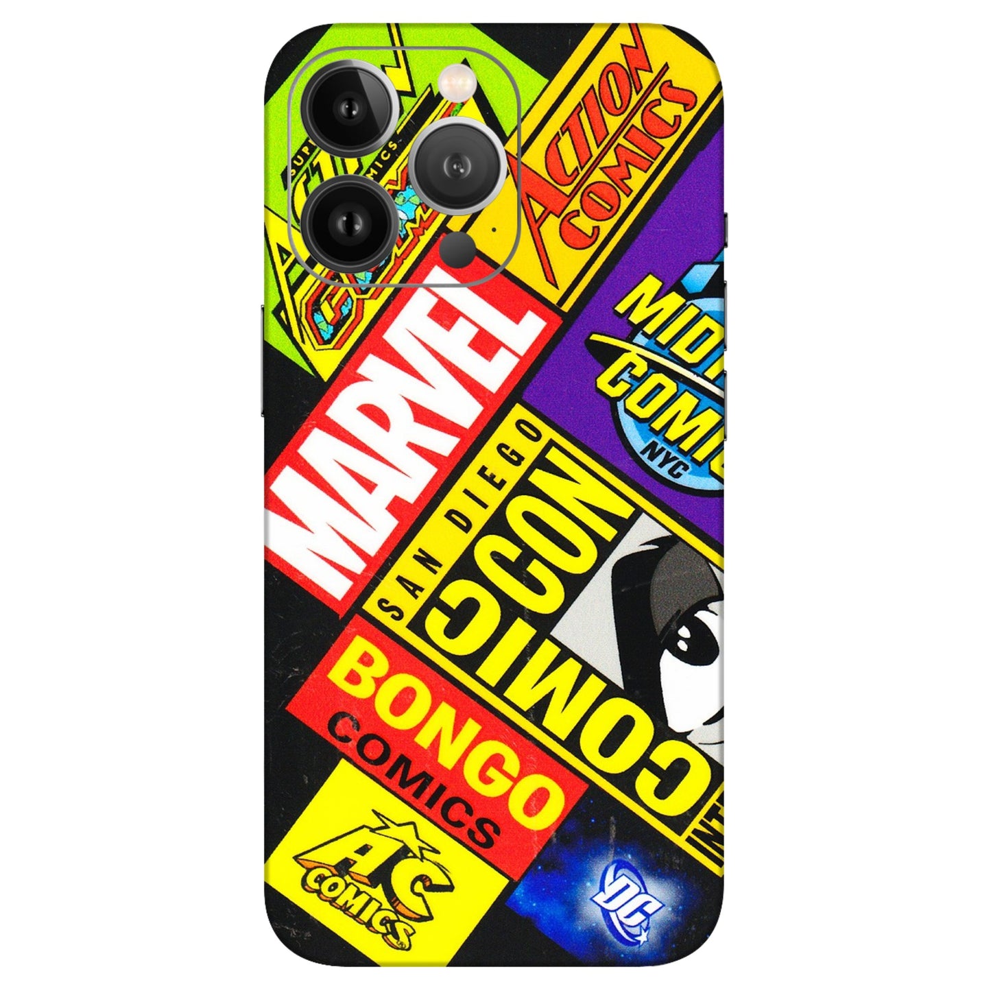 Apple iPhone Skins (All Models) - Bongo Comic Con - 3D Embossed Finish (L-325) iPhone 13 Pro Max