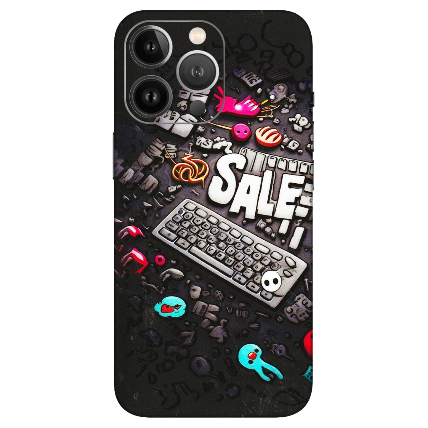 Apple iPhone Skins (All Models) - Gadgets Sale - 3D Embossed Finish (L-50) iPhone 13 Pro Max