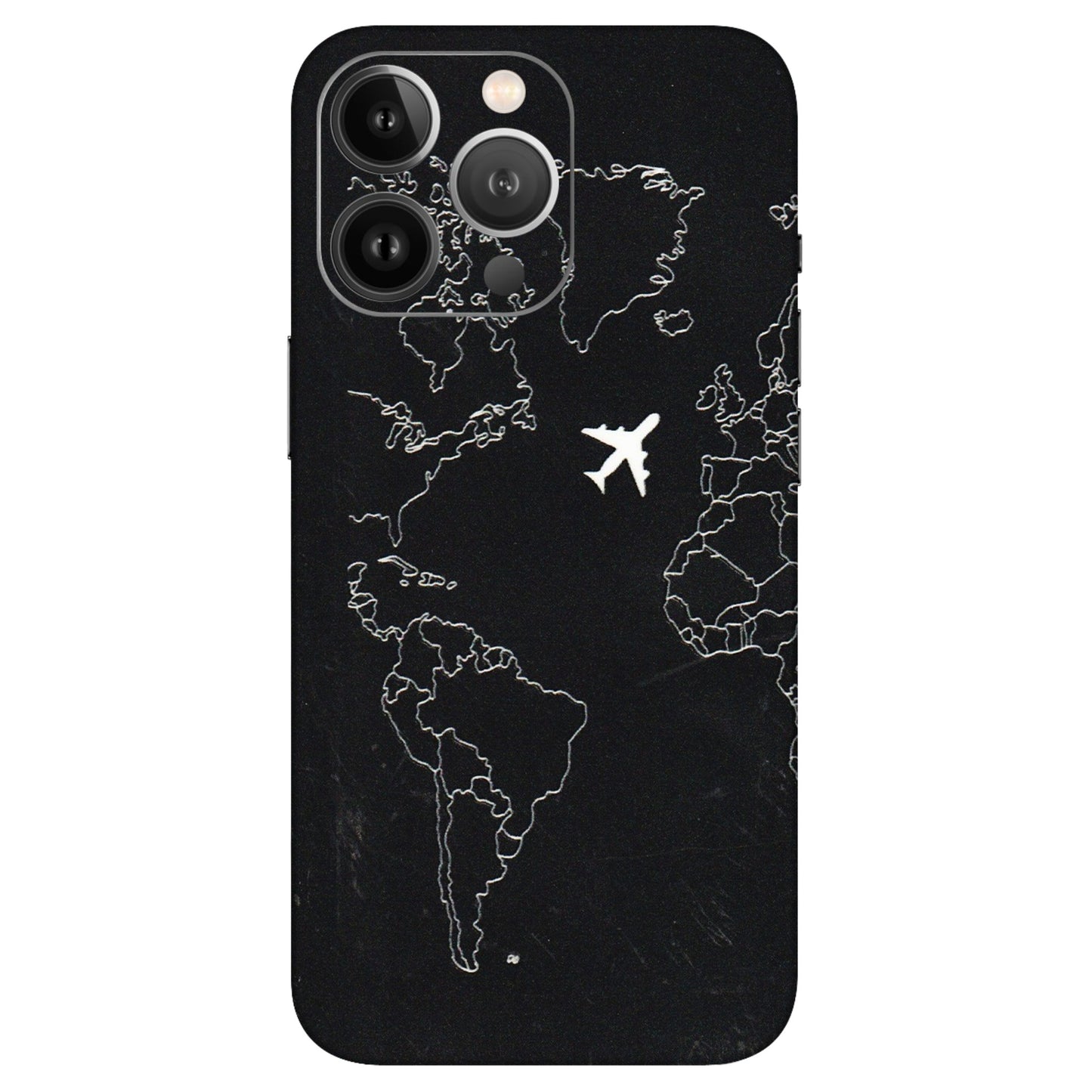 Apple iPhone Skins (All Models) - Never Ending Travel - 3D Embossed Finish (L-79) iPhone 13 Pro Max
