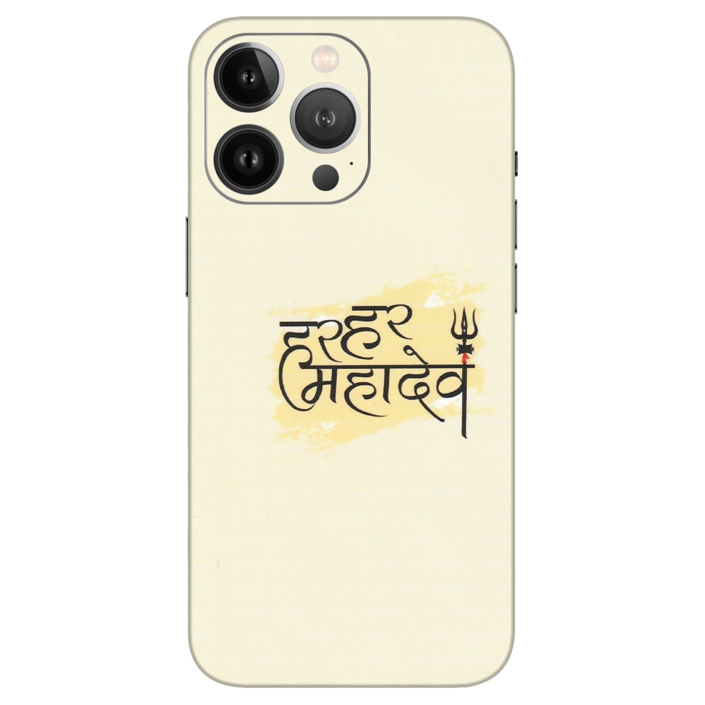 Apple iPhone Skins (All Models) - Har Har Mahadev - Matte Finish (M-10) iPhone 13 Pro Max