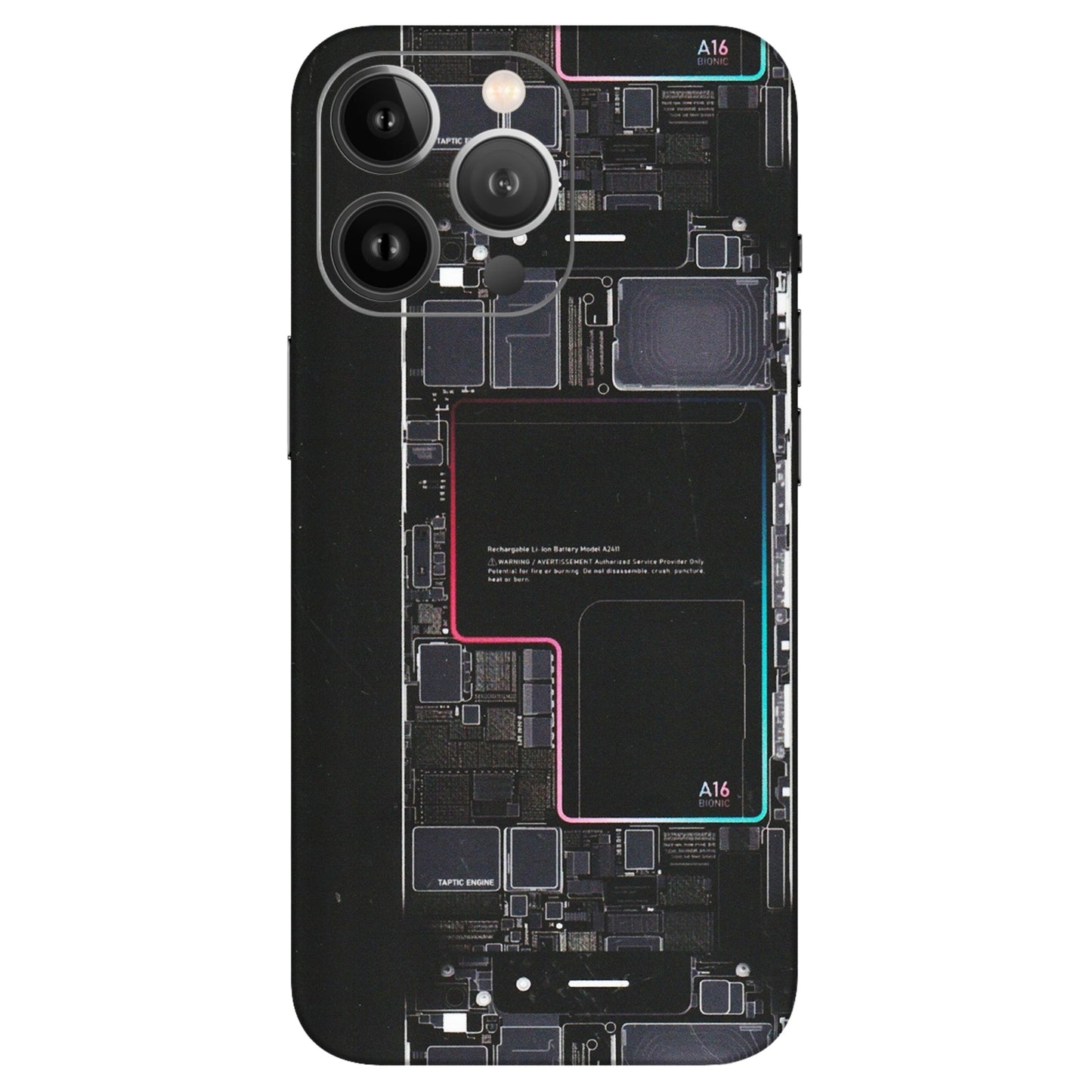 Apple iPhone Skins (All Models) - Motherboard Circuit Layout - Matte Finish (M-117) iPhone 13 Pro Max